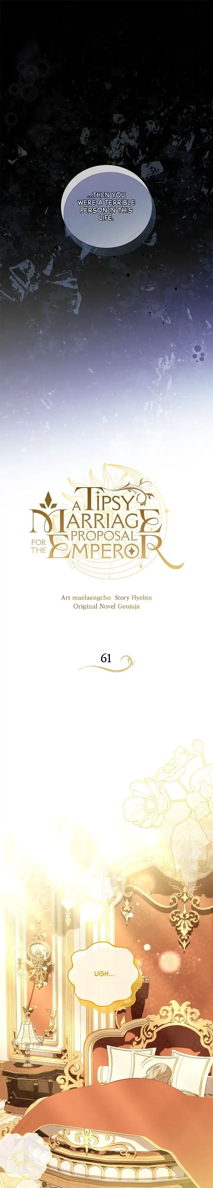 A Tipsy Marriage Proposal For The Emperor - Chapter 61