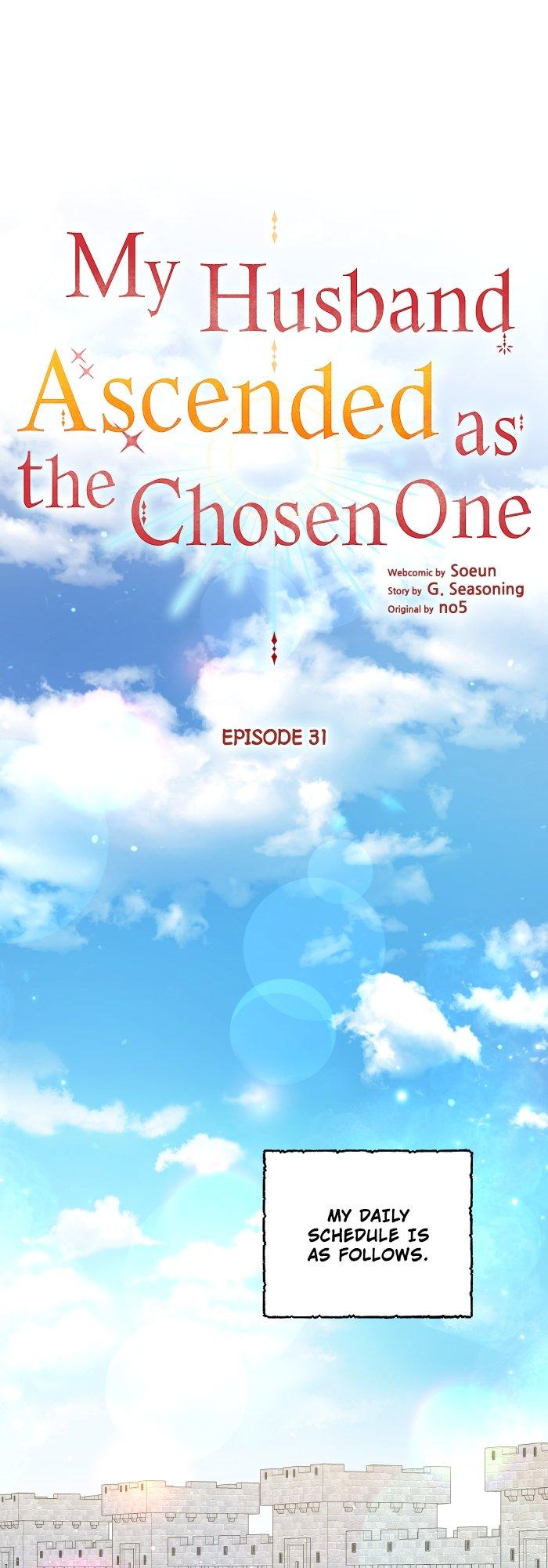 My Husband Ascended As The Chosen One - Chapter 31