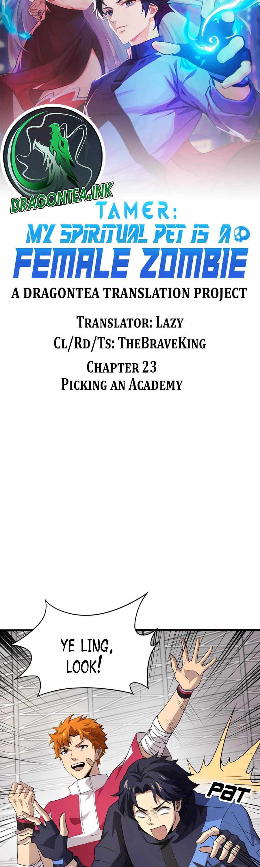 Taming Spiritual Pets: My Spiritual Pet Is A Female Zombie - Chapter 23