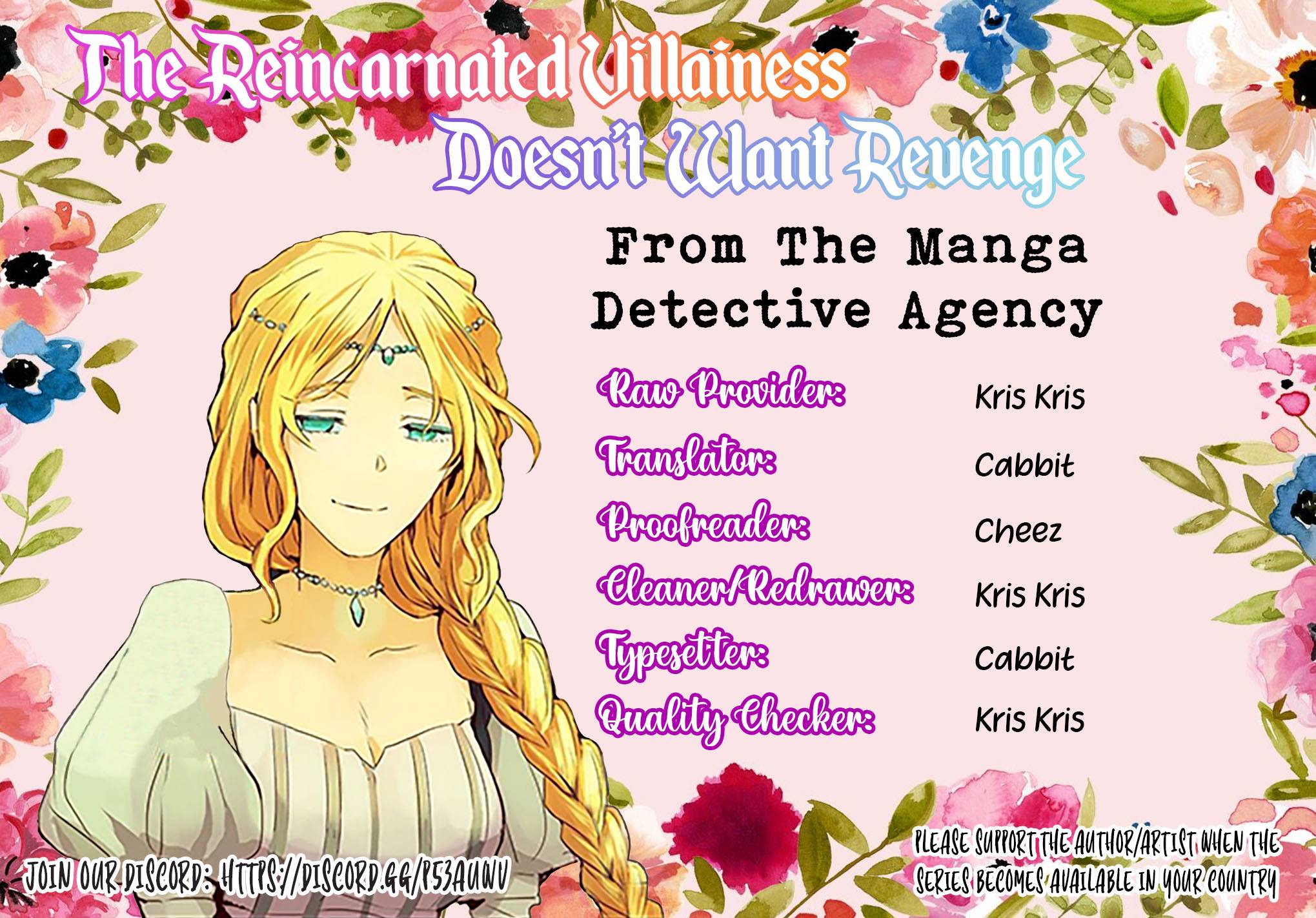 The Reincarnated Villainess Doesn't Want Revenge - Chapter 1.2