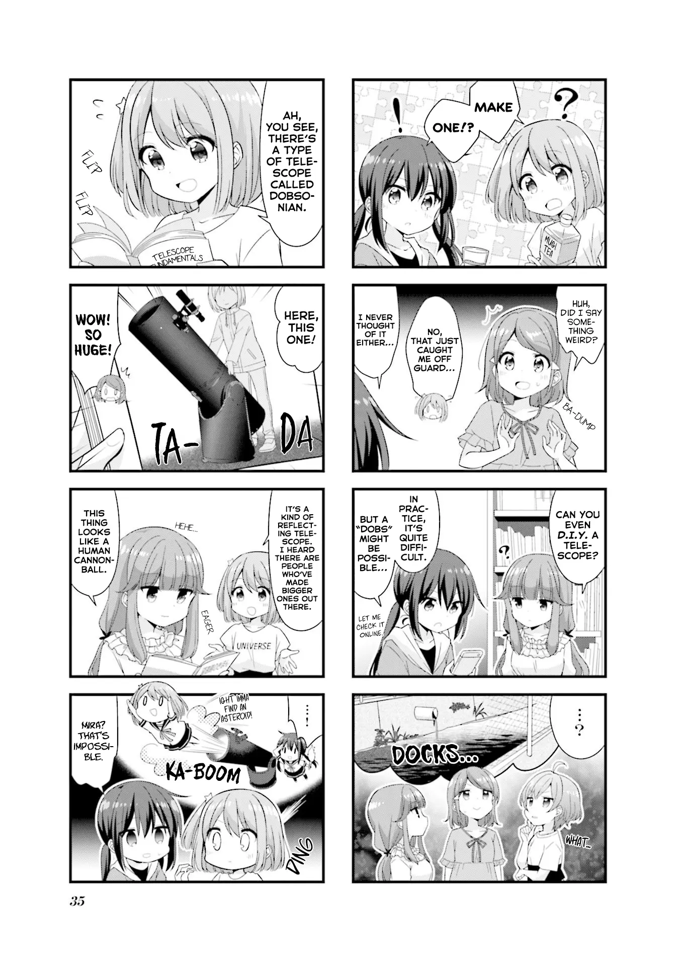 Koisuru Asteroid - Vol.4 Chapter 41: Homework Sleepover