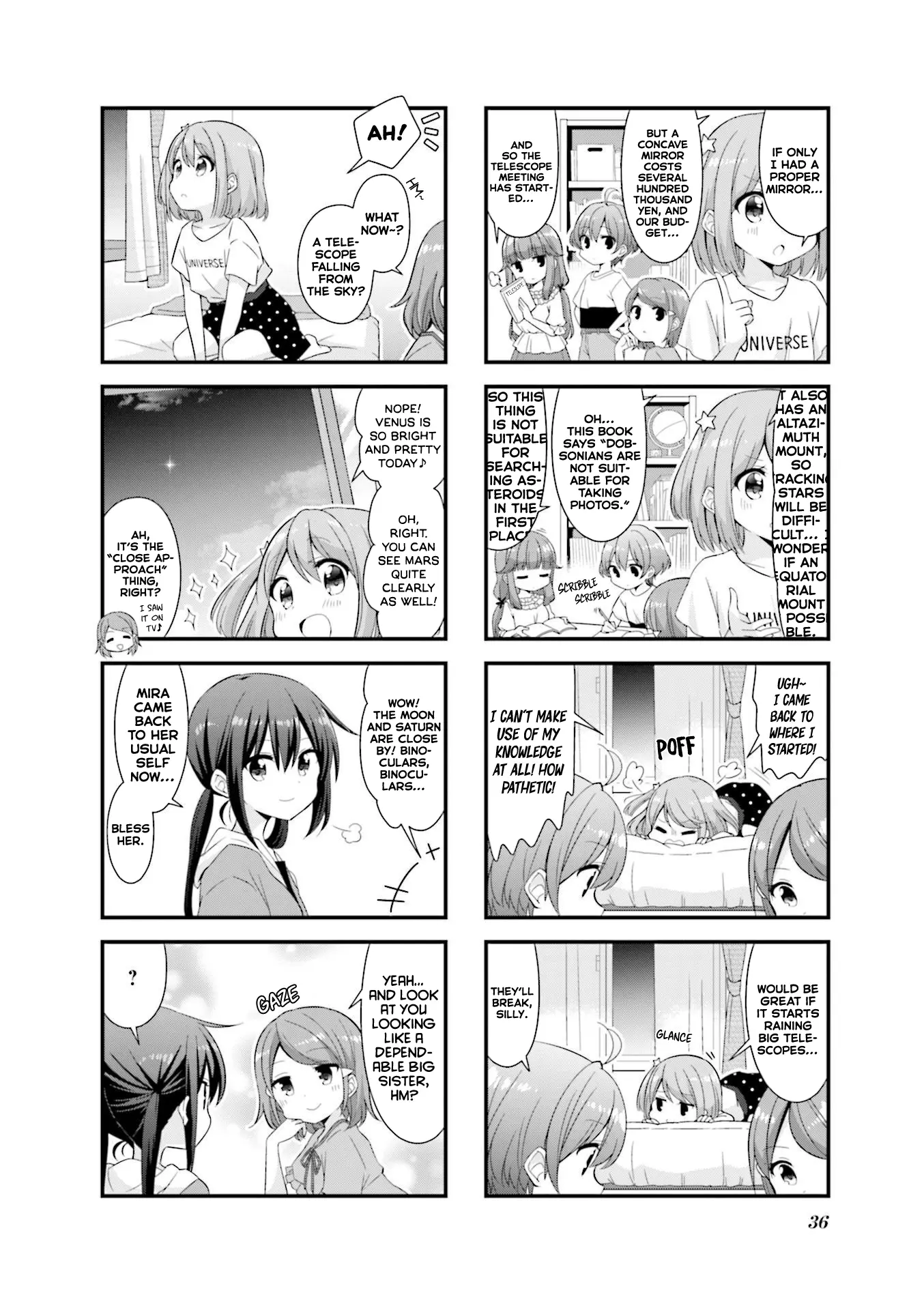 Koisuru Asteroid - Vol.4 Chapter 41: Homework Sleepover