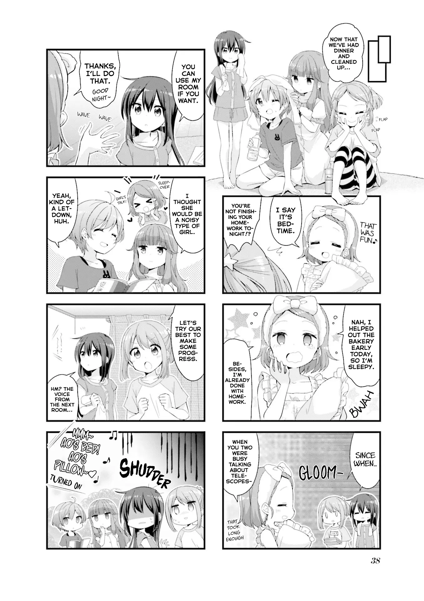 Koisuru Asteroid - Vol.4 Chapter 41: Homework Sleepover