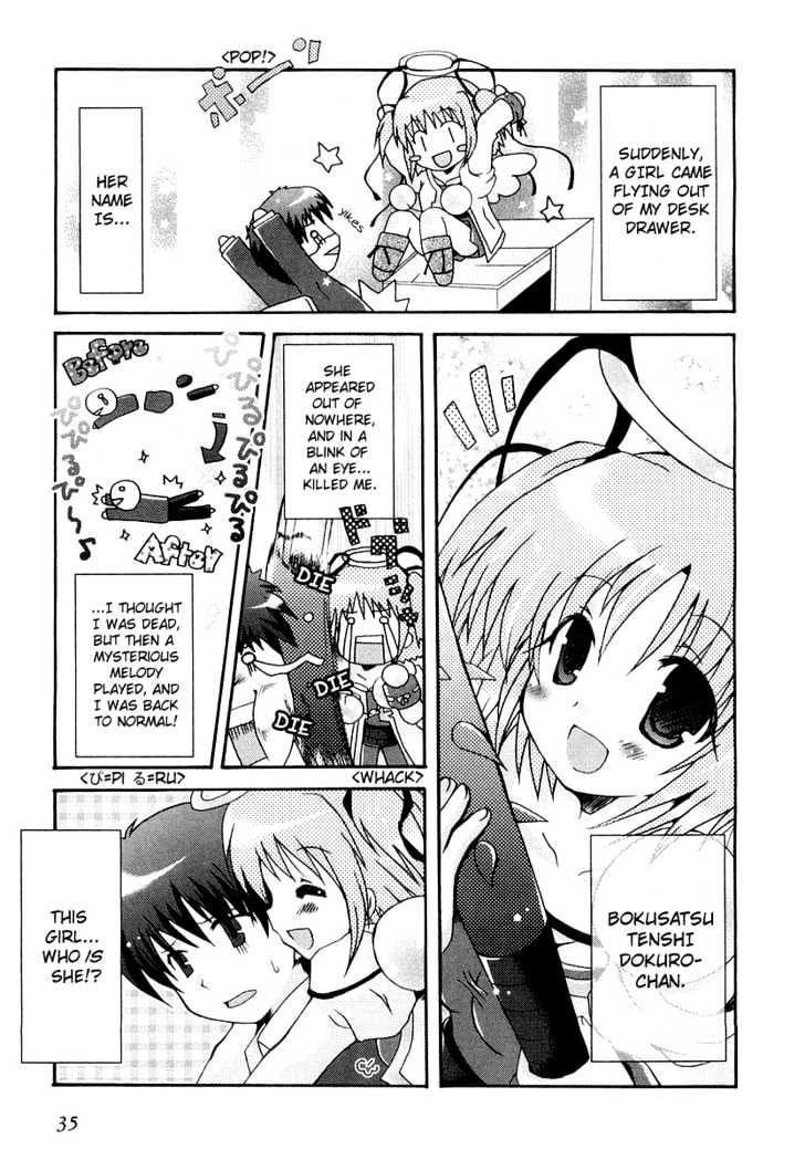 Bokusatsu Tenshi Dokuro-Chan - Vol.1 Chapter 2 : She S A Bokusatsu Tenshi! Dokuro-Chan!