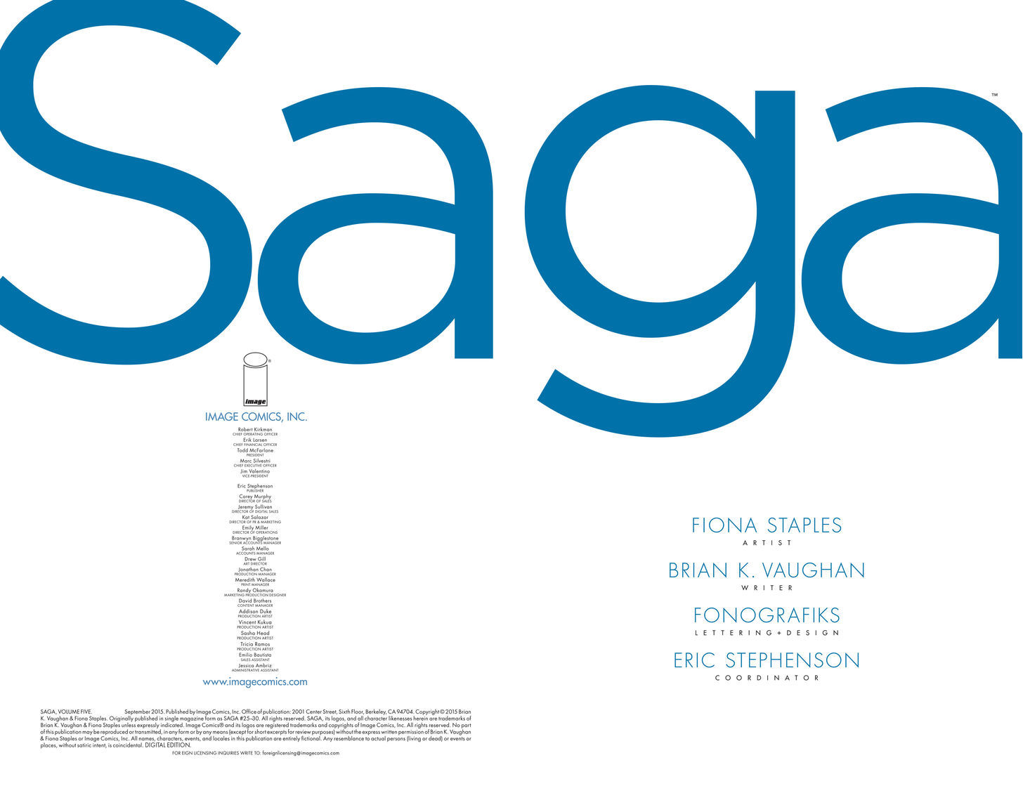 Saga - Vol.5 Chapter 25 : Chapter Twenty-Five