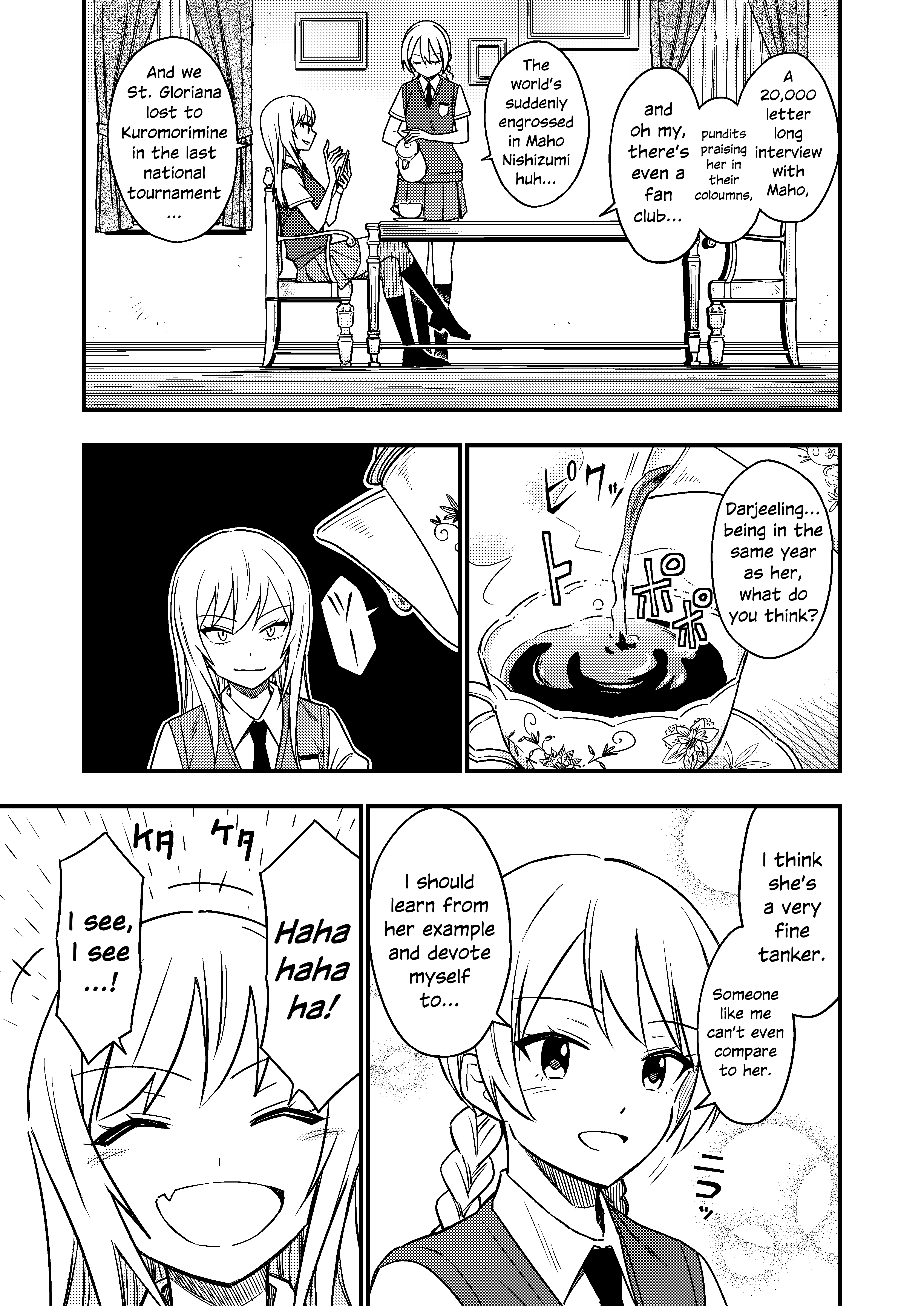 Girls Und Panzer - Darjeeling First Flush - Vol.1 Chapter 1: Defeated Clown