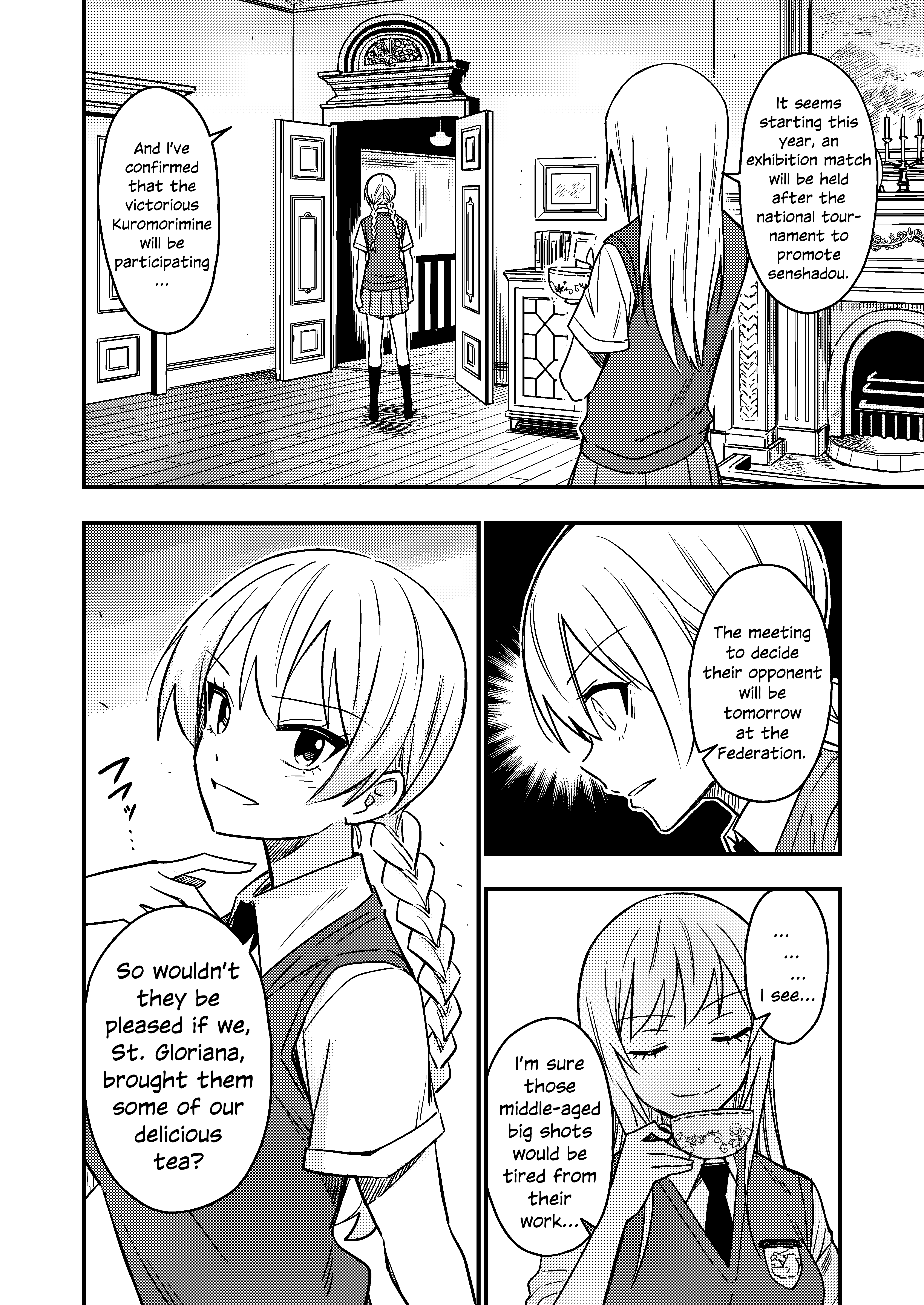 Girls Und Panzer - Darjeeling First Flush - Vol.1 Chapter 1: Defeated Clown