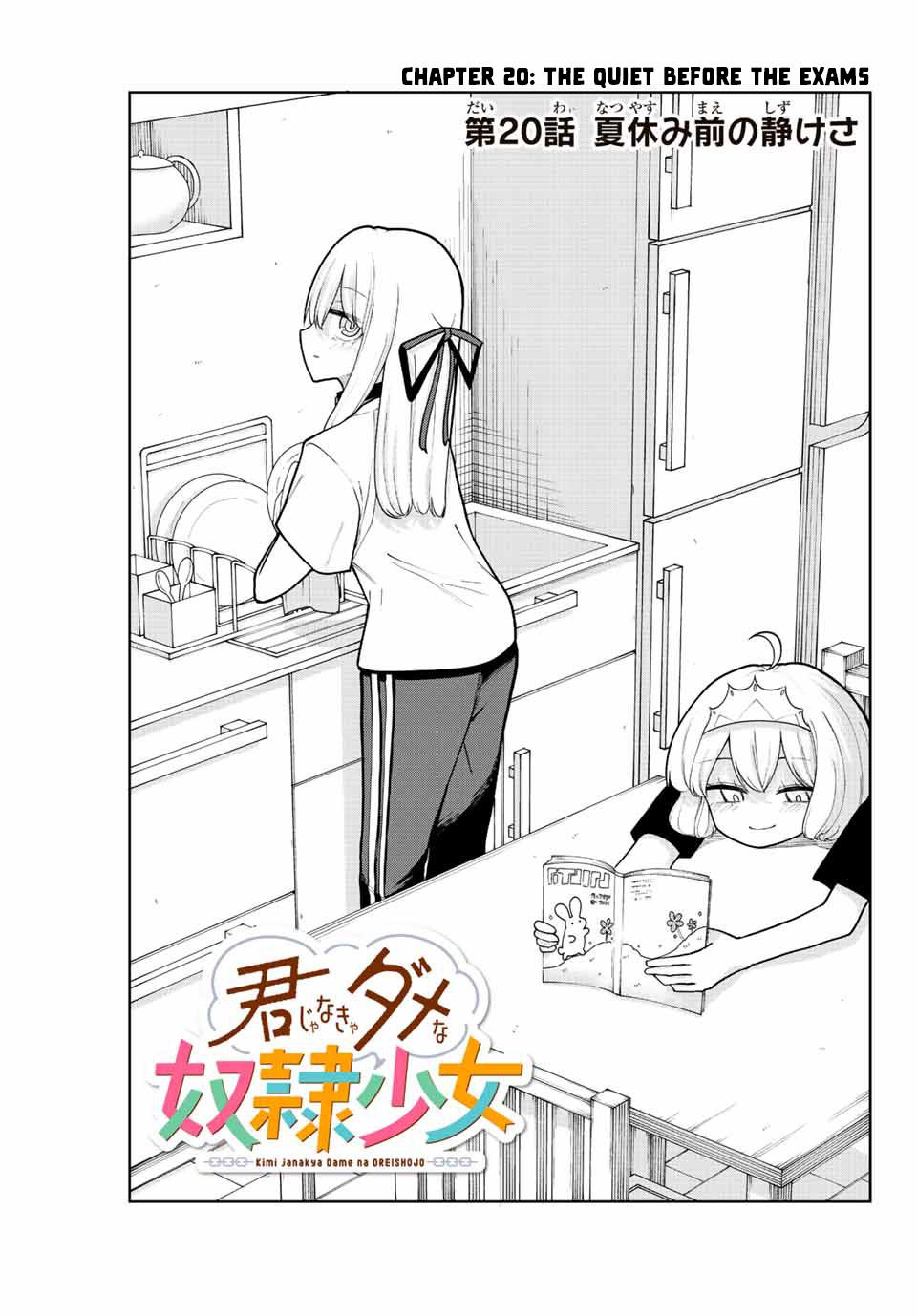 Kimi Janakya Dame Na Dorei Shoujo - Vol.3 Chapter 20: The Quiet Before The Exams