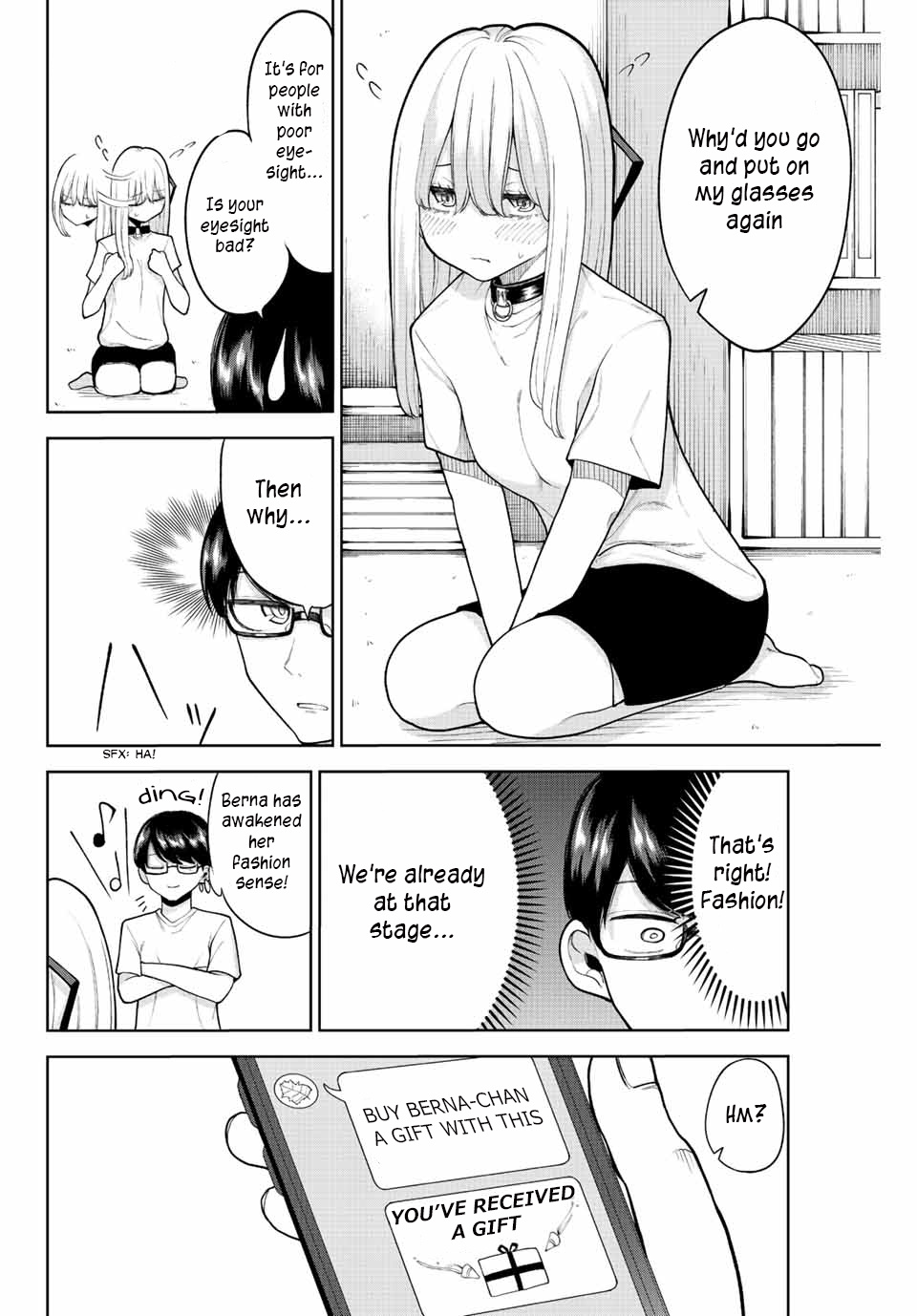 Kimi Janakya Dame Na Dorei Shoujo - Vol.2 Chapter 11: Wearing Glasses