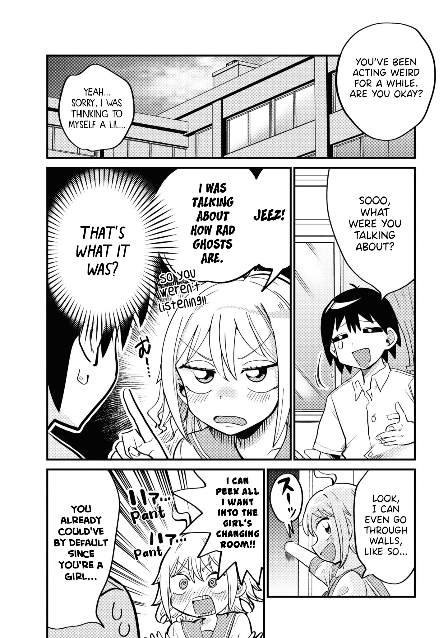 Yuurei Ni Natta Kara Pantsu Misete Mo Barenai Yone!? - Vol.1 Chapter 3