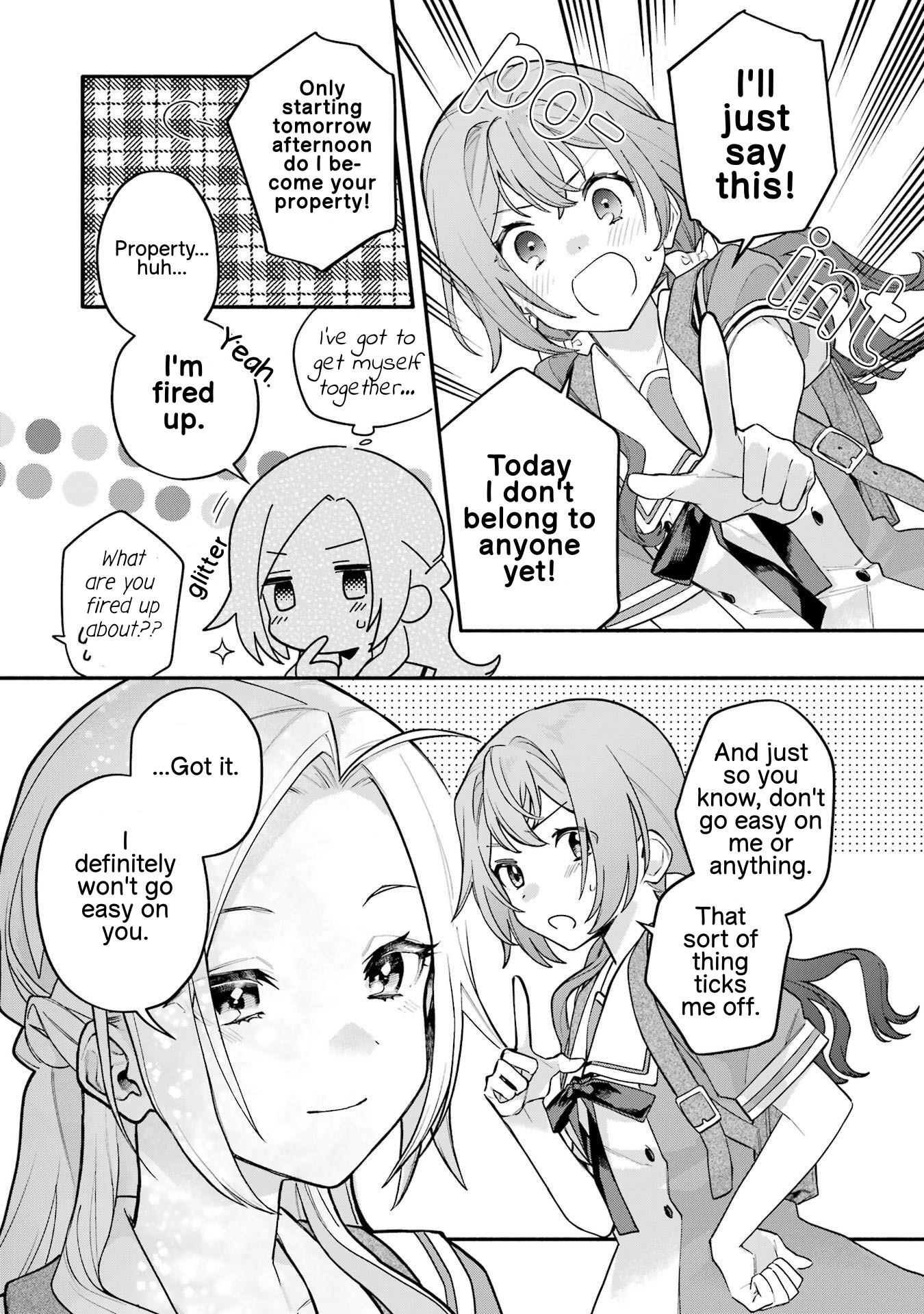 A Yuri Story About A Girl Who Insists "It's Impossible For Two Girls To Get Together" Completely Falling Within 100 Days - Vol.3 Chapter 14