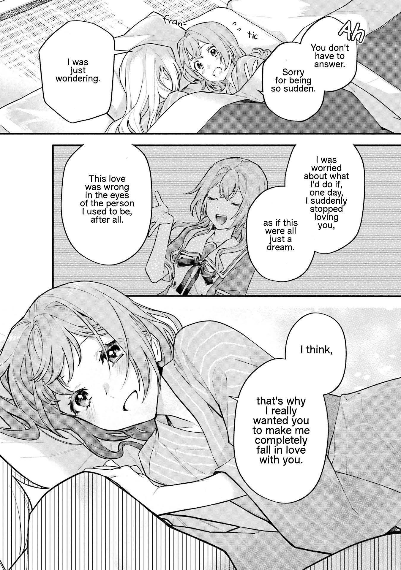 A Yuri Story About A Girl Who Insists "It's Impossible For Two Girls To Get Together" Completely Falling Within 100 Days - Vol.3 Chapter 14