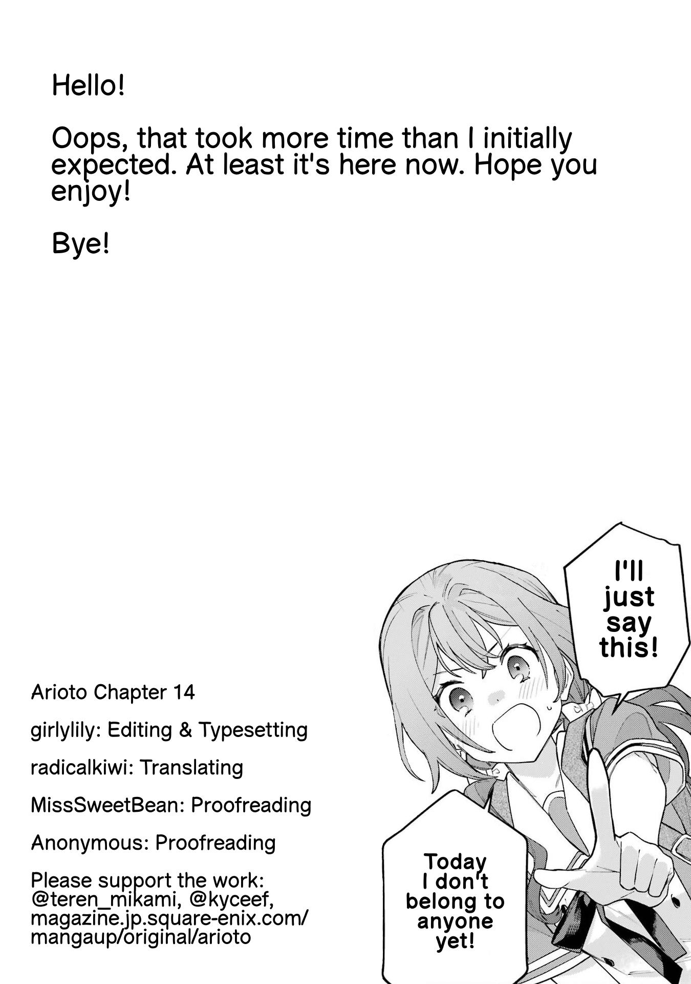 A Yuri Story About A Girl Who Insists "It's Impossible For Two Girls To Get Together" Completely Falling Within 100 Days - Vol.3 Chapter 14