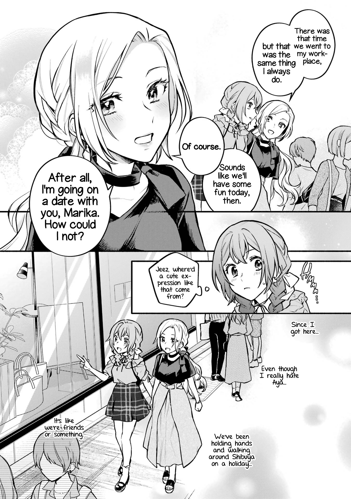 A Yuri Story About A Girl Who Insists "It's Impossible For Two Girls To Get Together" Completely Falling Within 100 Days - Vol.2 Chapter 7