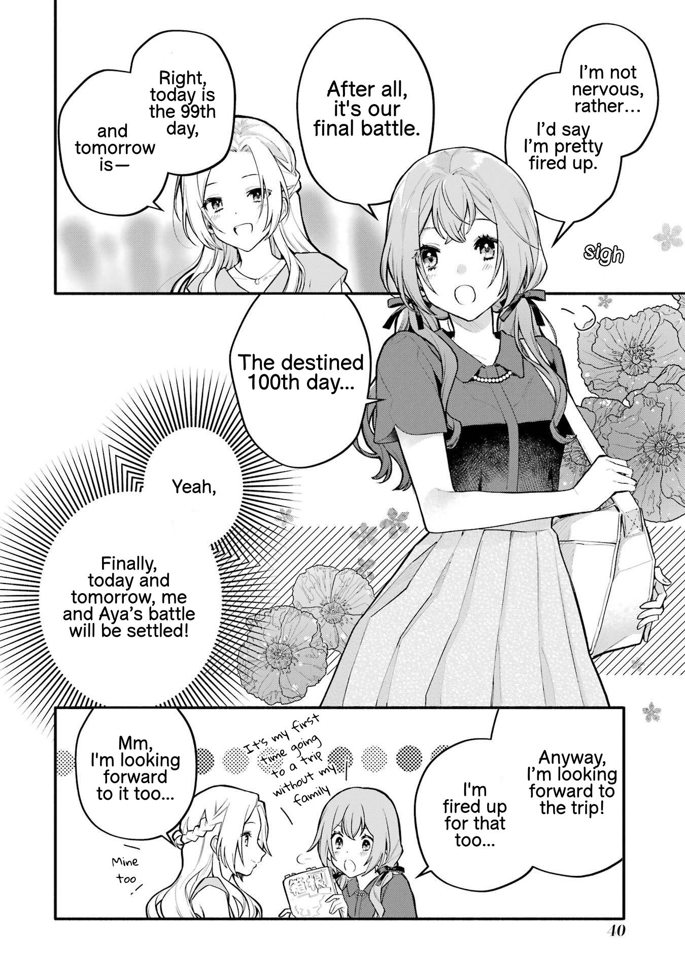 A Yuri Story About A Girl Who Insists "It's Impossible For Two Girls To Get Together" Completely Falling Within 100 Days - Vol.3 Chapter 12