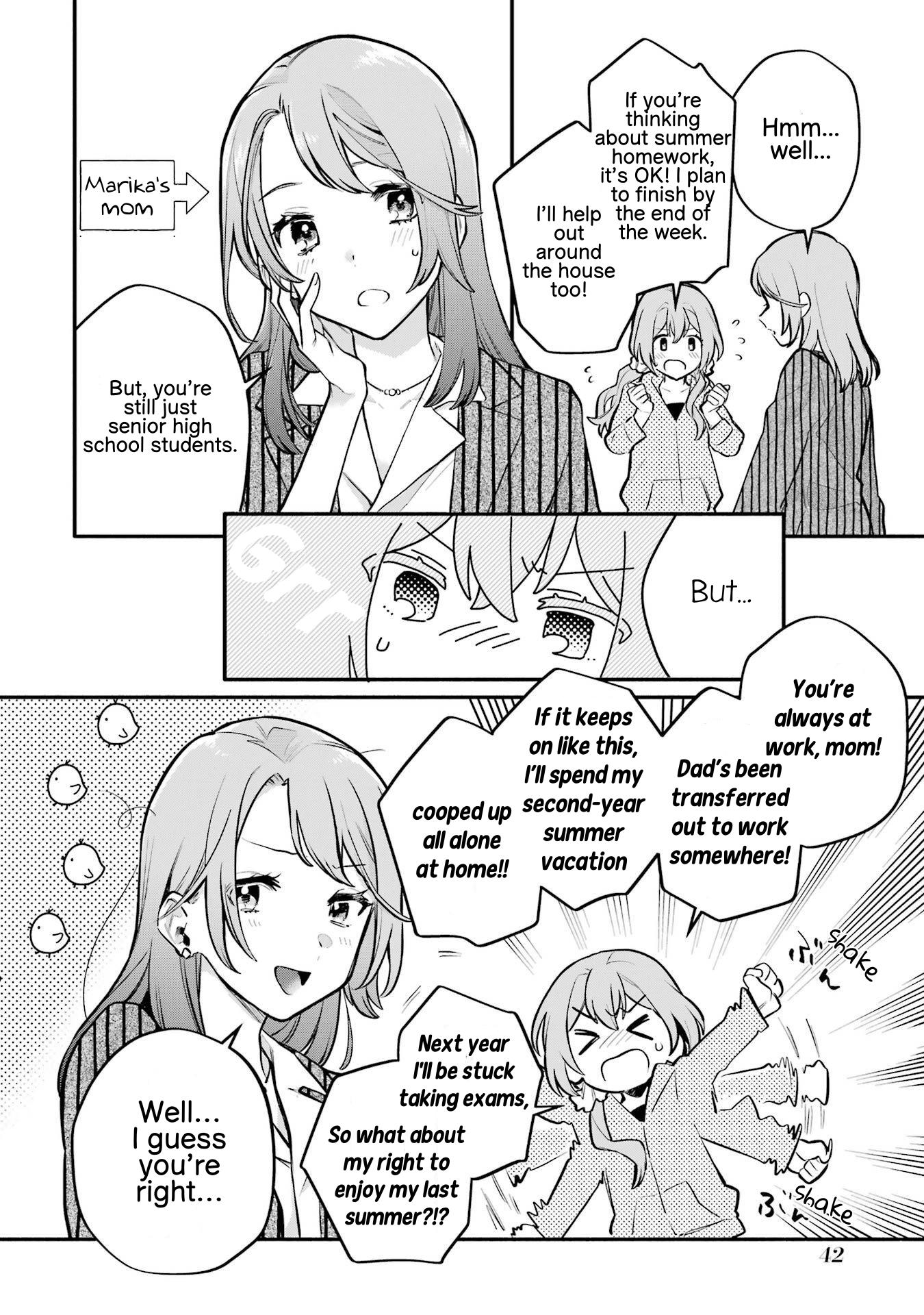 A Yuri Story About A Girl Who Insists "It's Impossible For Two Girls To Get Together" Completely Falling Within 100 Days - Vol.3 Chapter 12