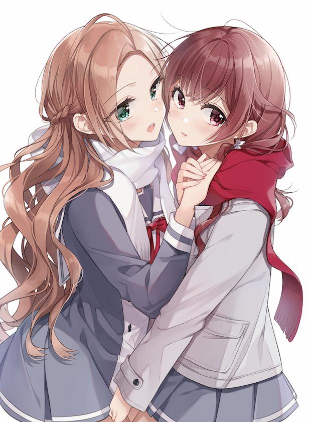 A Yuri Story About A Girl Who Insists "It's Impossible For Two Girls To Get Together" Completely Falling Within 100 Days - Notice. : Twitter Art