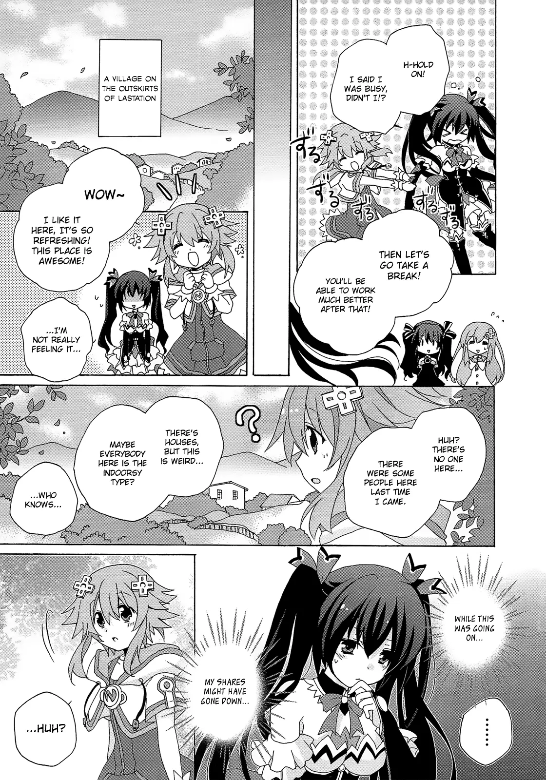 Hyperdimension Neptunia: The Animation - (Dna Comic Anthology) - Vol.1 Chapter 14: The Melancholy Of Noire