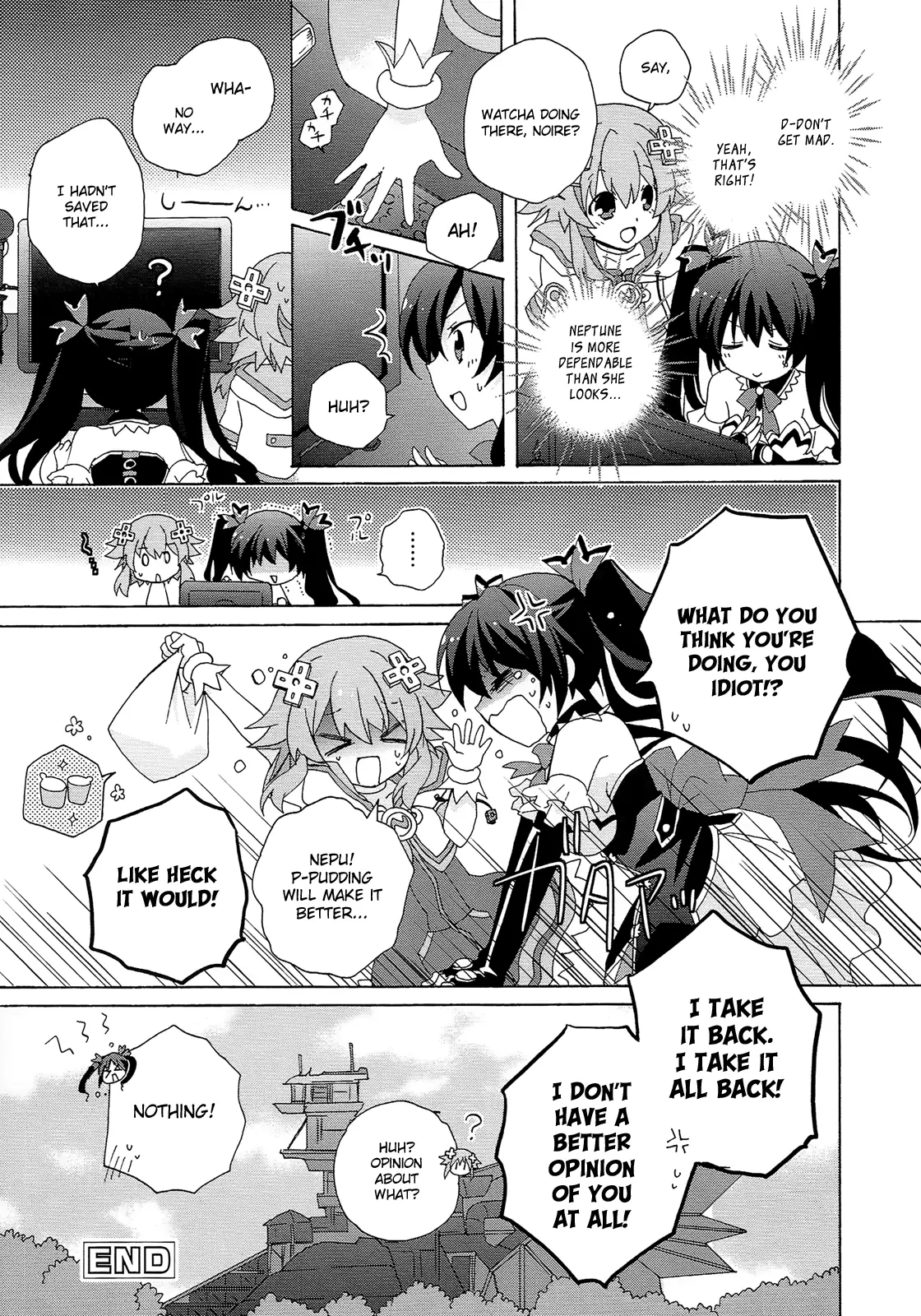 Hyperdimension Neptunia: The Animation - (Dna Comic Anthology) - Vol.1 Chapter 14: The Melancholy Of Noire