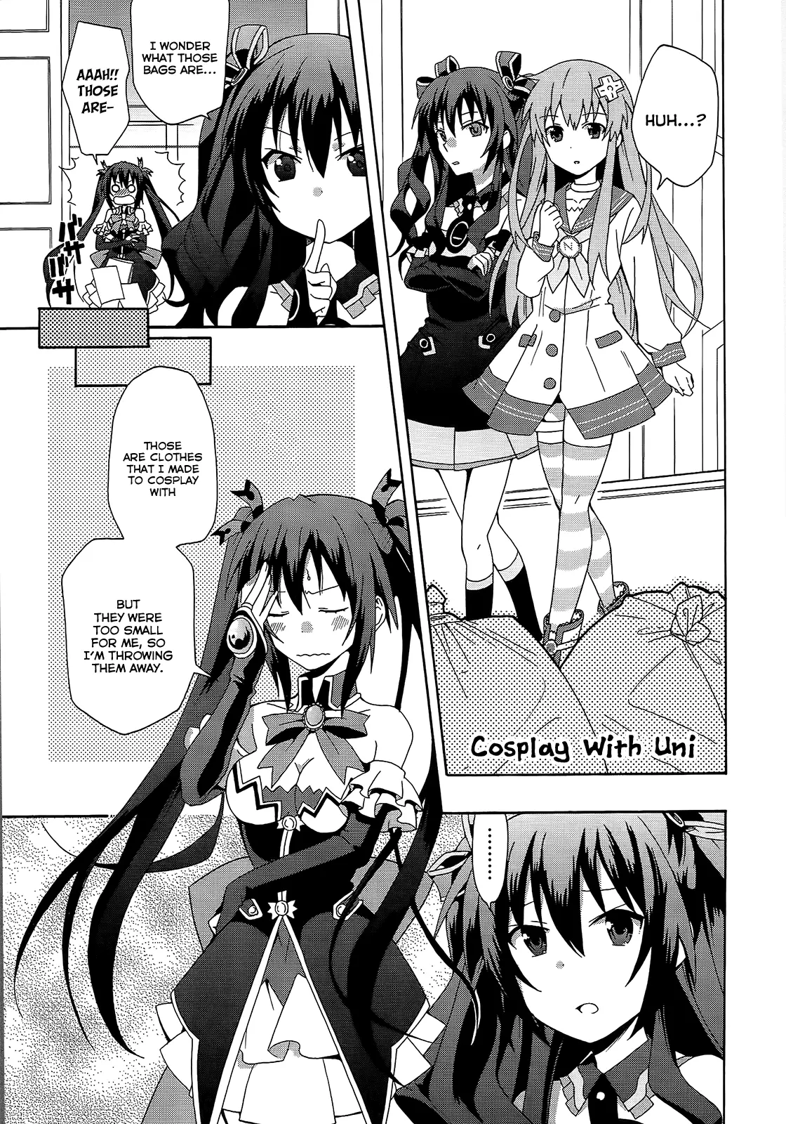 Hyperdimension Neptunia: The Animation - (Dna Comic Anthology) - Vol.1 Chapter 11: Cosplay With Uni