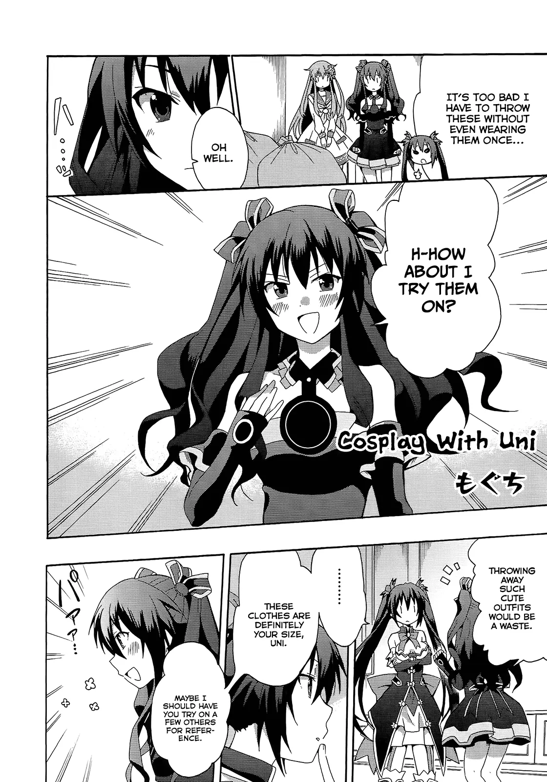 Hyperdimension Neptunia: The Animation - (Dna Comic Anthology) - Vol.1 Chapter 11: Cosplay With Uni