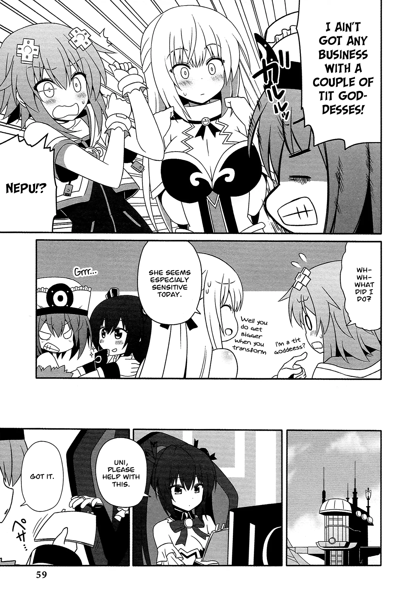 Hyperdimension Neptunia: The Animation - (Dna Comic Anthology) - Vol.1 Chapter 5: She's Some Kind Of Master