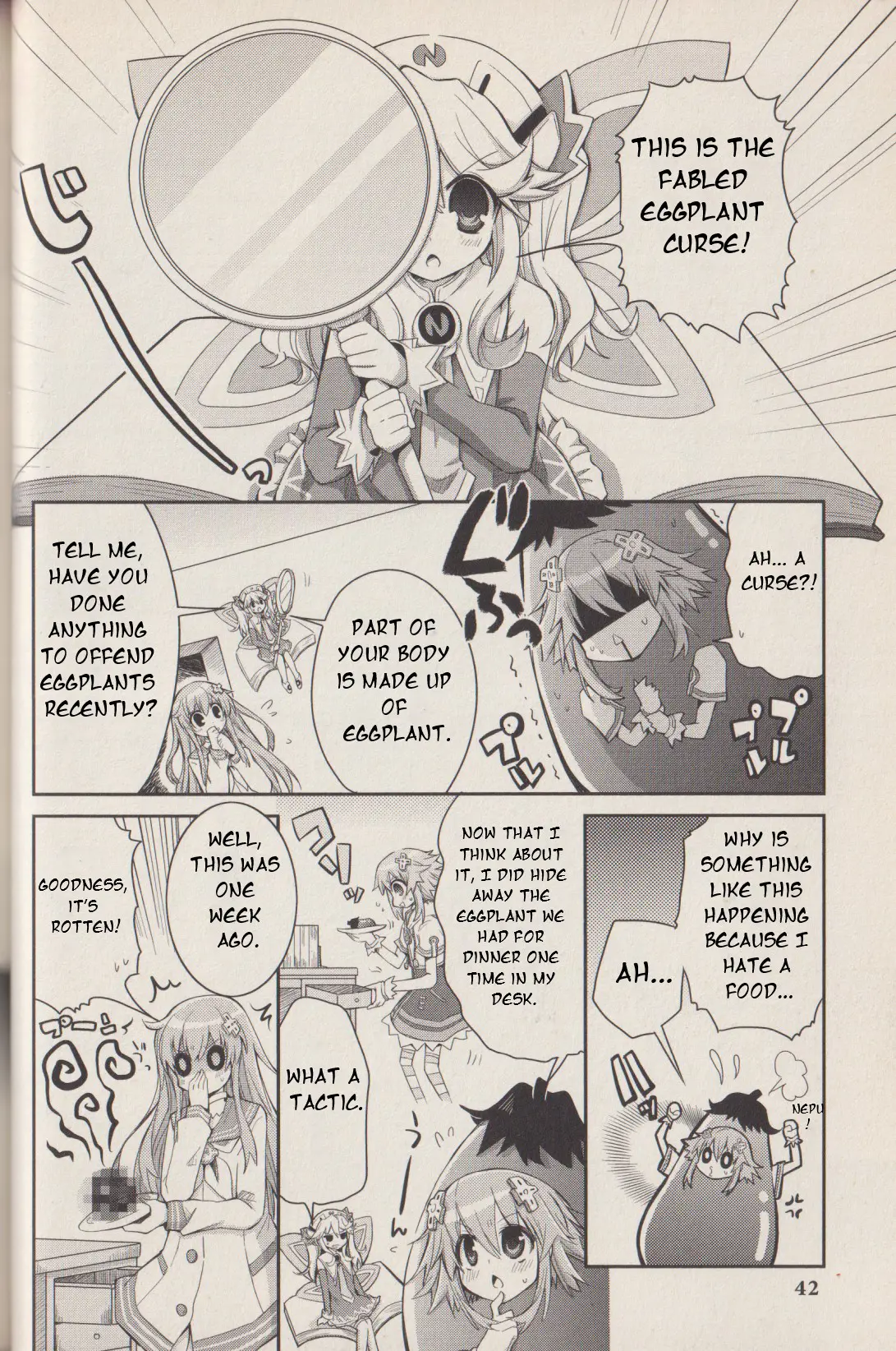 Hyperdimension Neptunia: The Animation - (Dna Comic Anthology) - Vol.1 Chapter 4: Eggplant Dimension Game?!