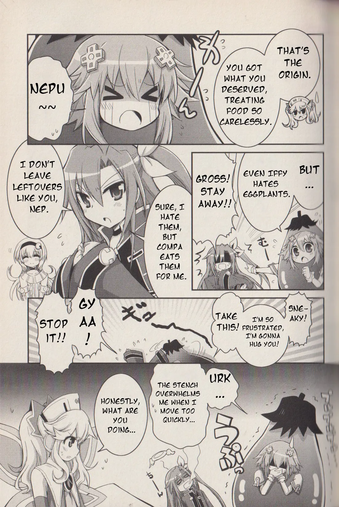 Hyperdimension Neptunia: The Animation - (Dna Comic Anthology) - Vol.1 Chapter 4: Eggplant Dimension Game?!