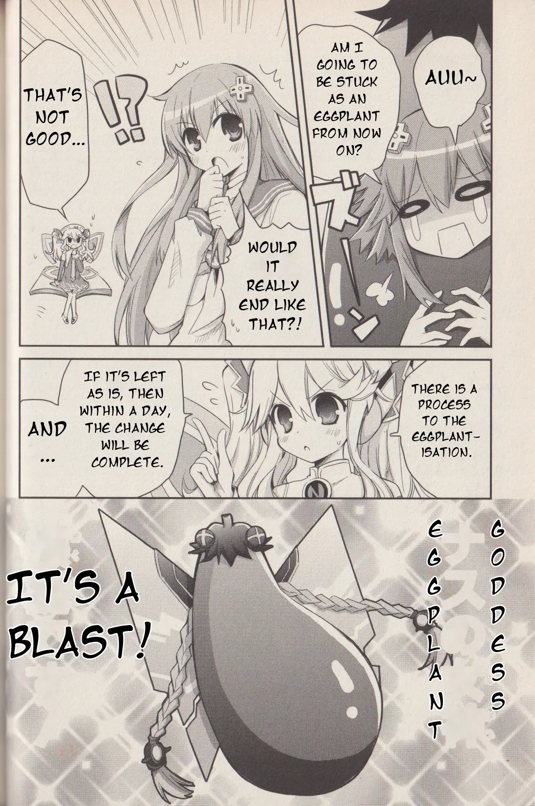 Hyperdimension Neptunia: The Animation - (Dna Comic Anthology) - Vol.1 Chapter 4: Eggplant Dimension Game?!