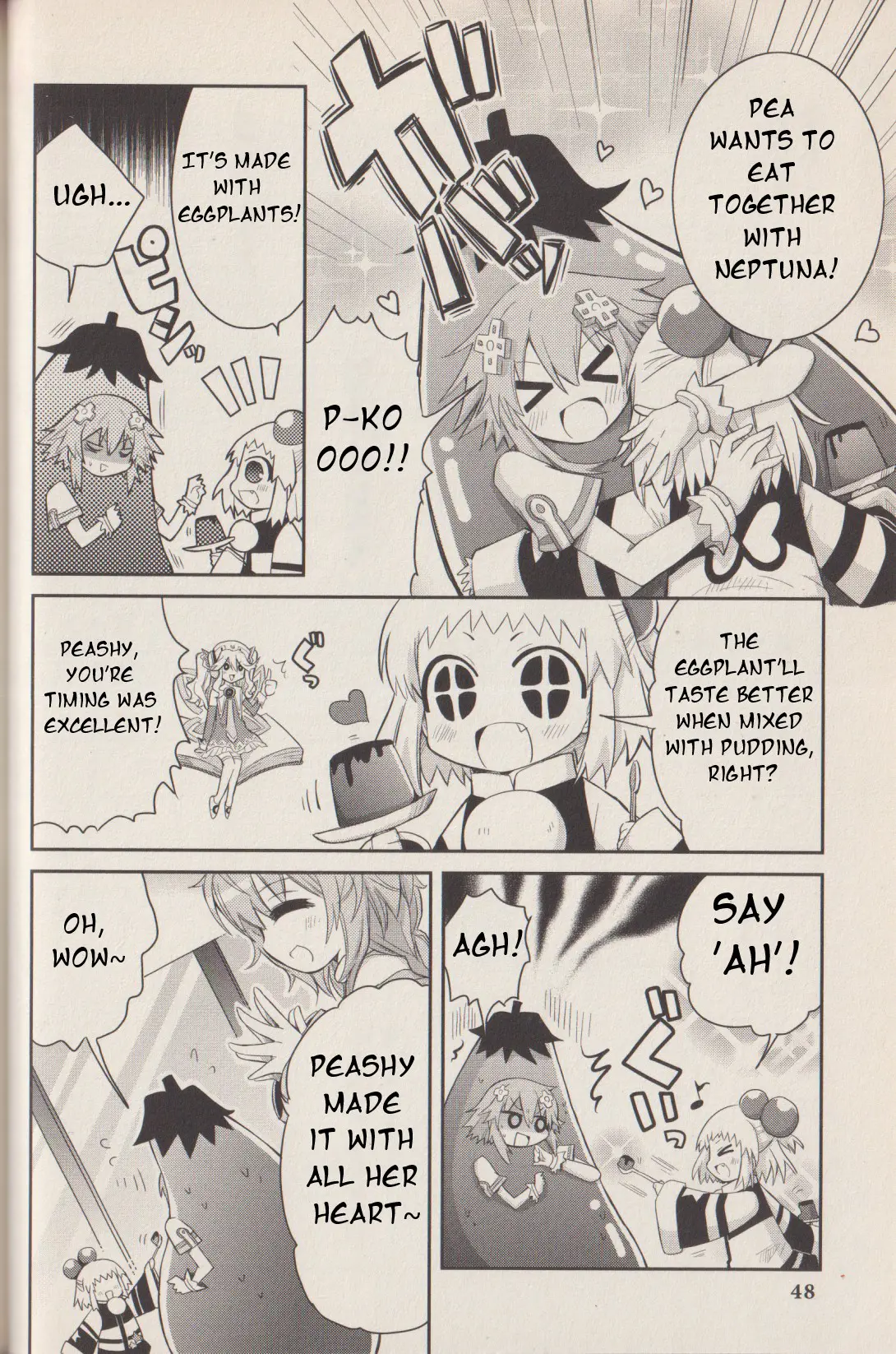 Hyperdimension Neptunia: The Animation - (Dna Comic Anthology) - Vol.1 Chapter 4: Eggplant Dimension Game?!