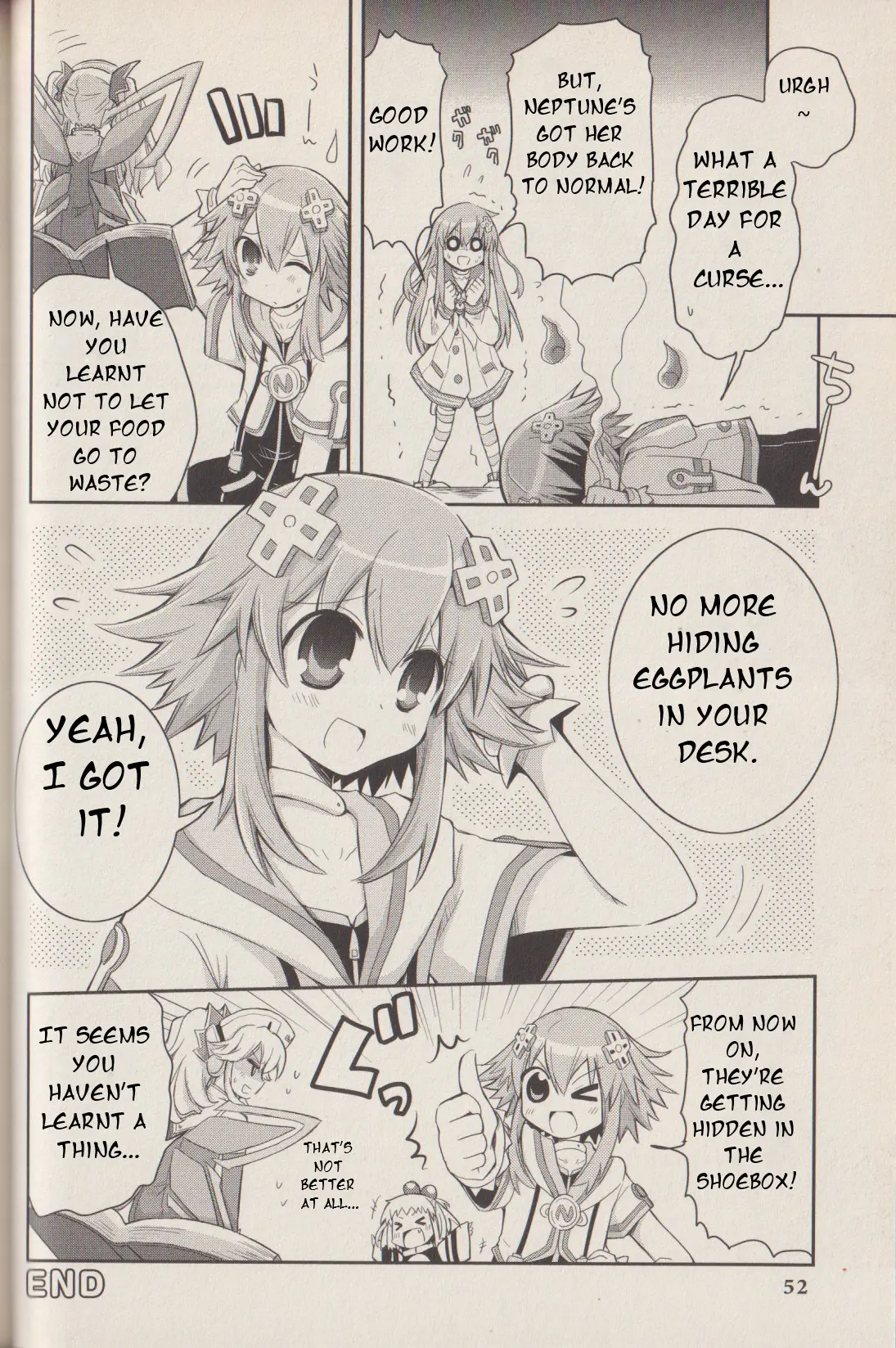 Hyperdimension Neptunia: The Animation - (Dna Comic Anthology) - Vol.1 Chapter 4: Eggplant Dimension Game?!