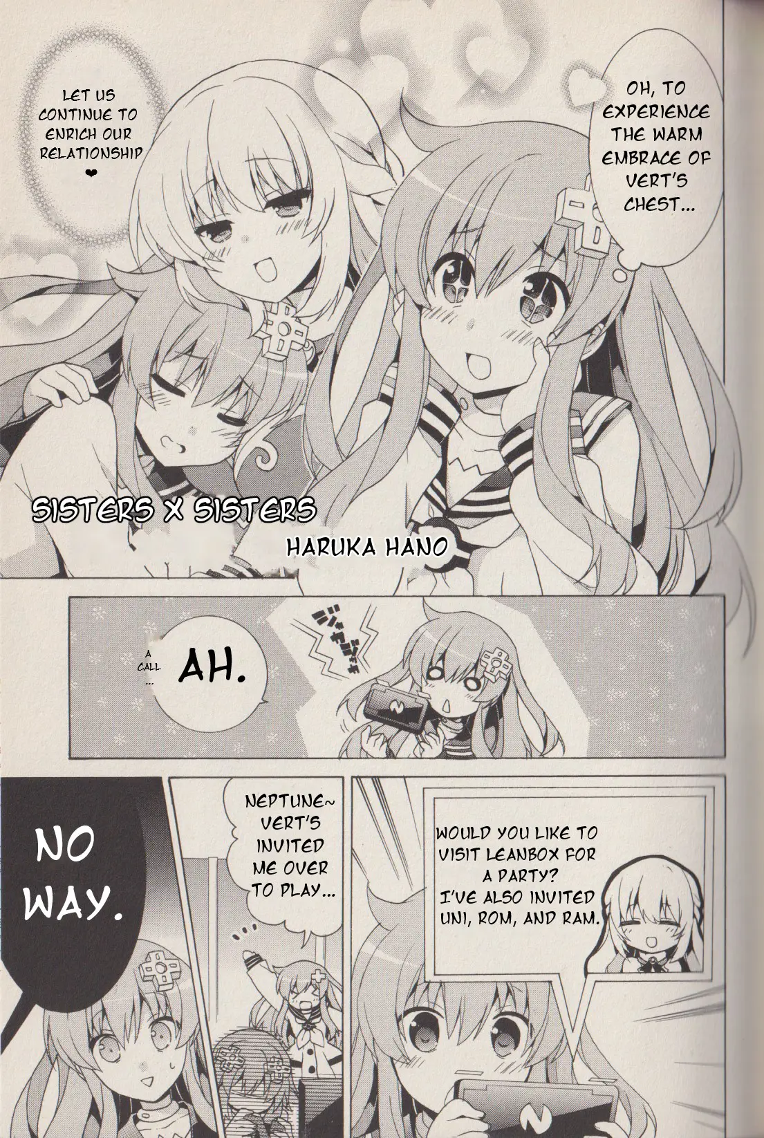 Hyperdimension Neptunia: The Animation - (Dna Comic Anthology) - Vol.1 Chapter 6: Sisters X Sisters