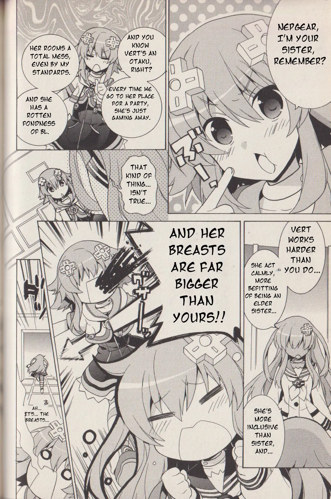 Hyperdimension Neptunia: The Animation - (Dna Comic Anthology) - Vol.1 Chapter 6: Sisters X Sisters