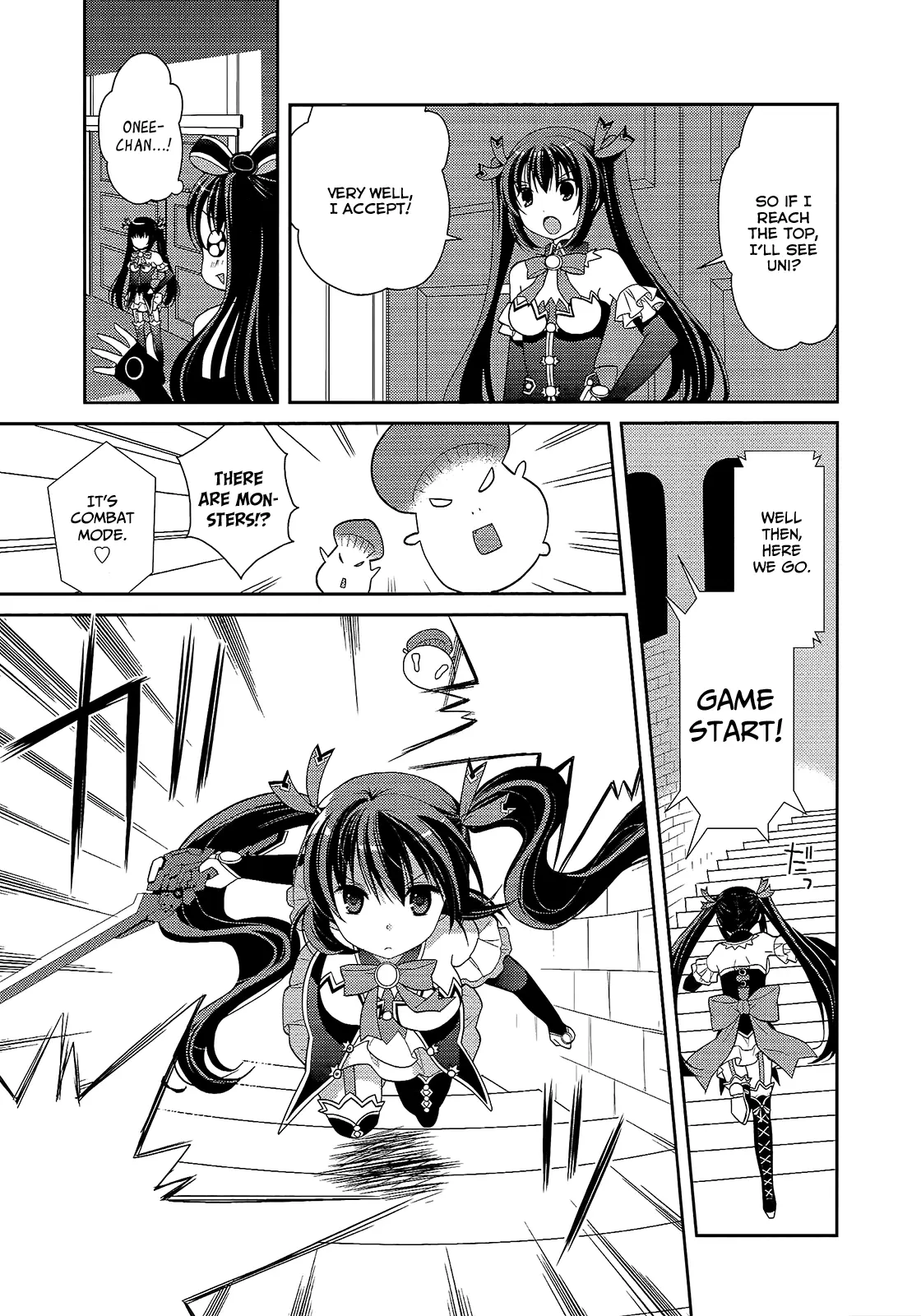 Hyperdimension Neptunia: The Animation - (Dna Comic Anthology) - Vol.1 Chapter 3: Imouto Game