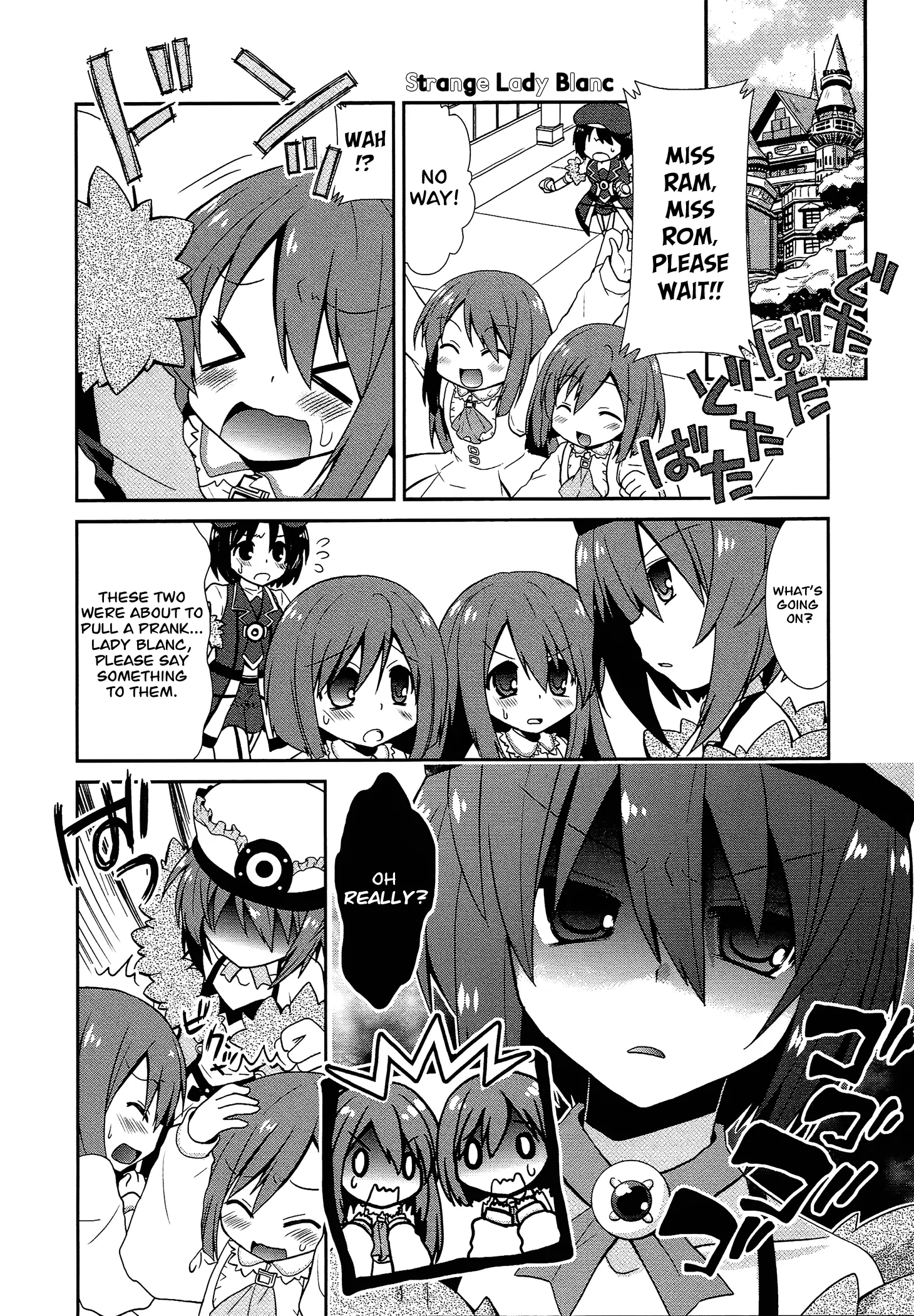 Hyperdimension Neptunia: The Animation - (Dna Comic Anthology) - Vol.1 Chapter 13: Strange Lady Blanc