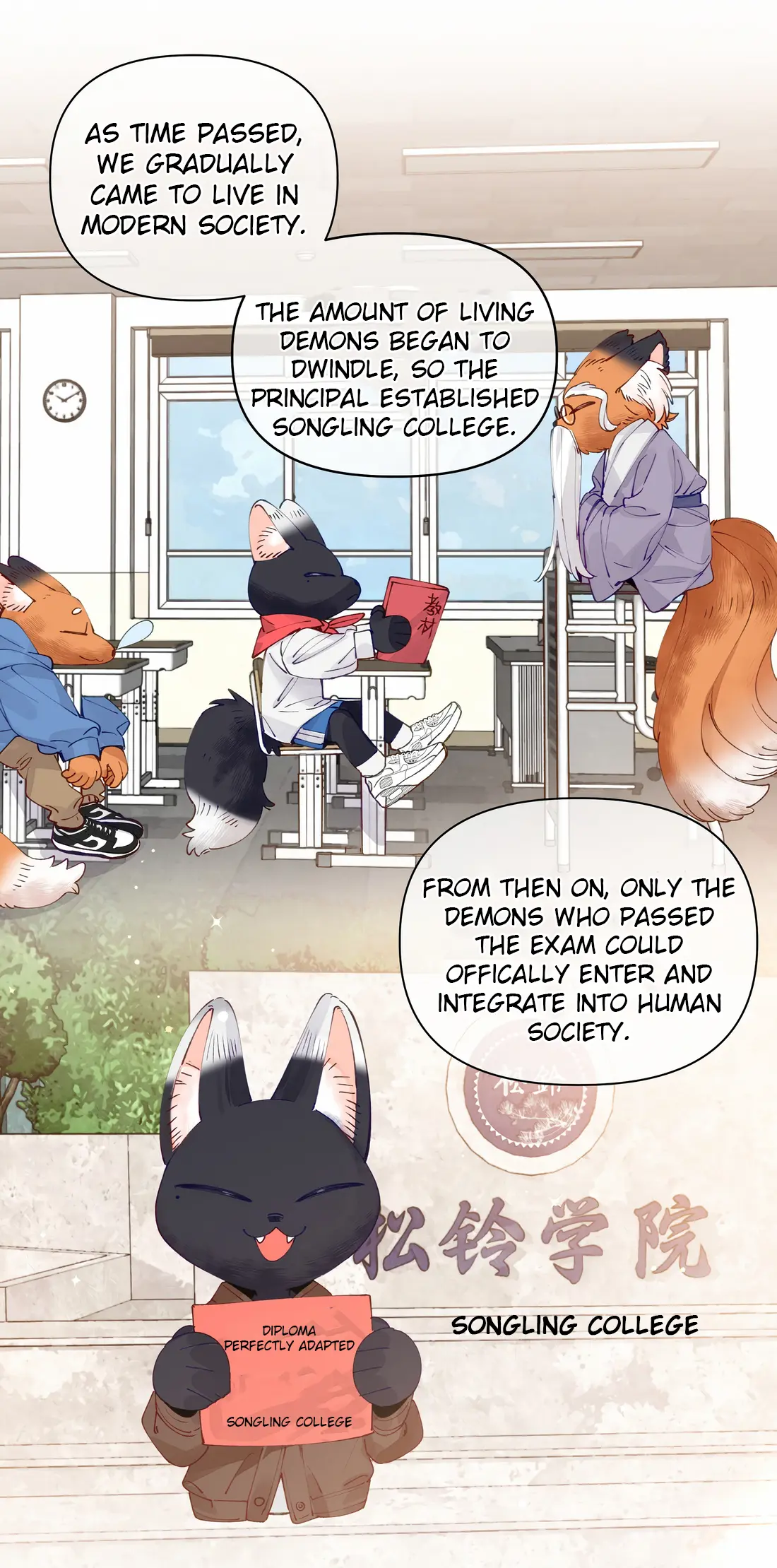 The Fox's Never-Ending Lies - Chapter 10: Songling College