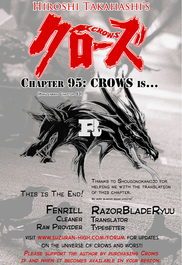 Crows - Vol.26 Chapter 95 : Crows Is...