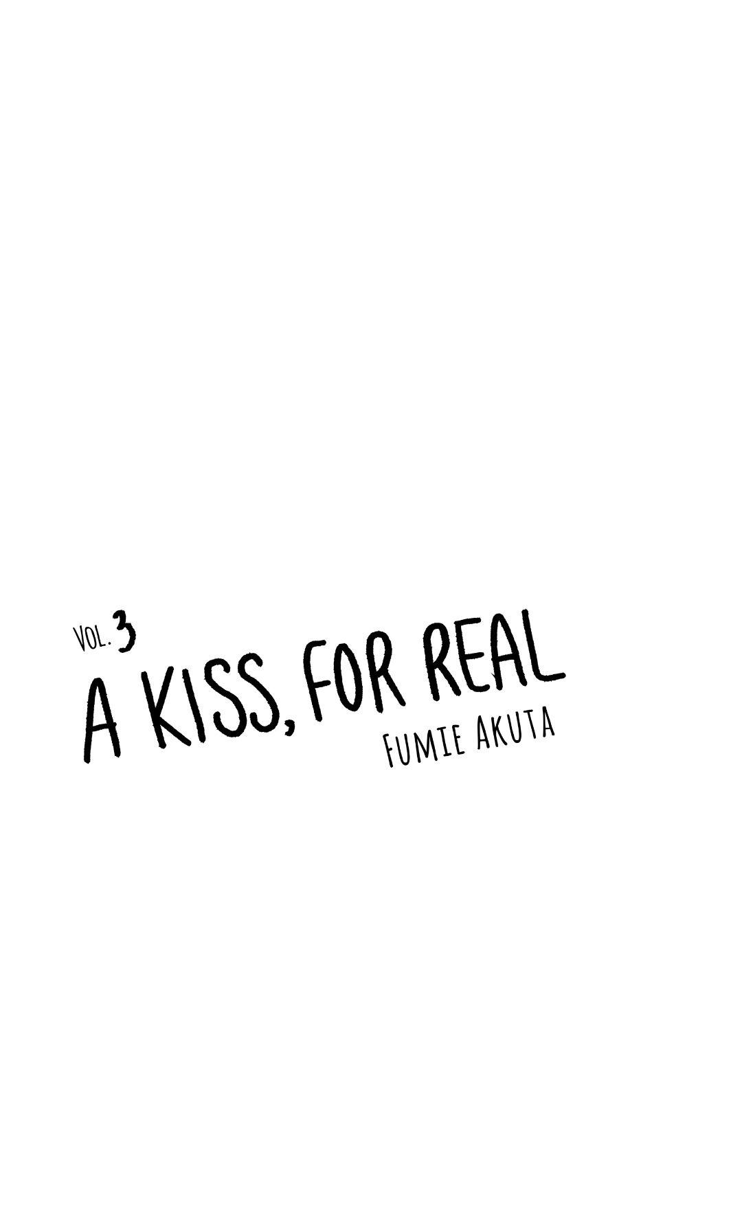 A Kiss, For Real - Volume 3 Chapter 9