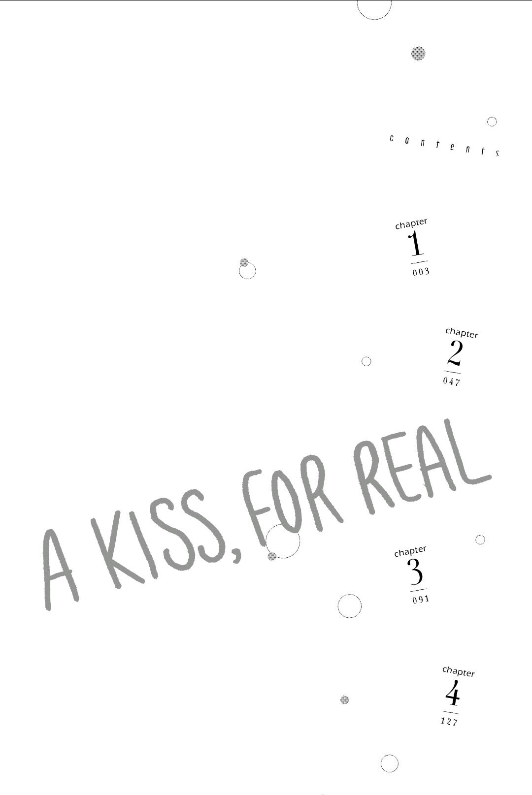 A Kiss, For Real - Volume 1 Chapter 1