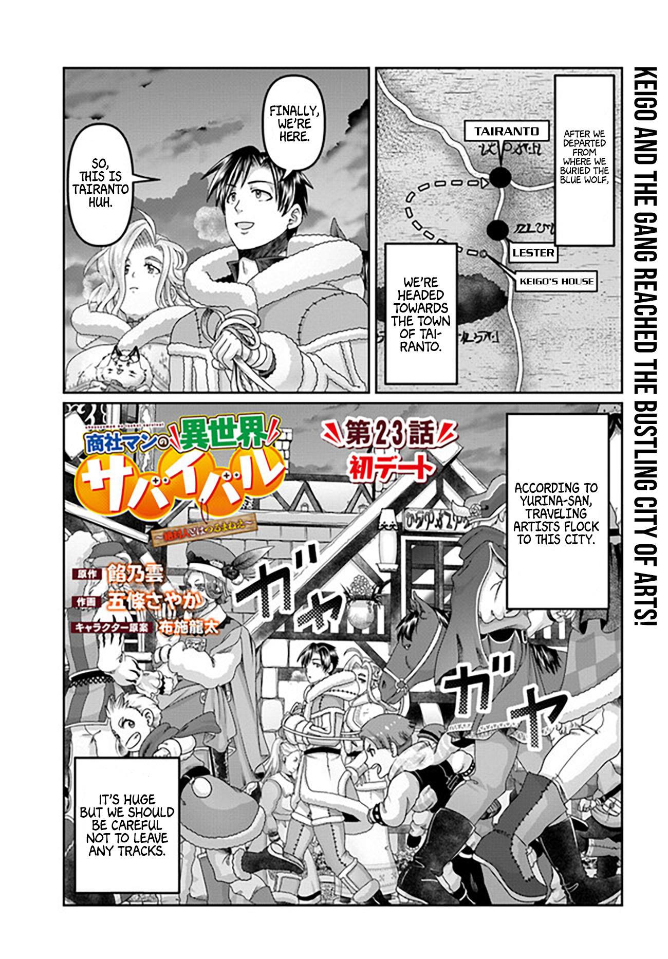 Shoushaman No Isekai Survival ~ Zettai Hito To Wa Tsurumanee ~ - Chapter 23