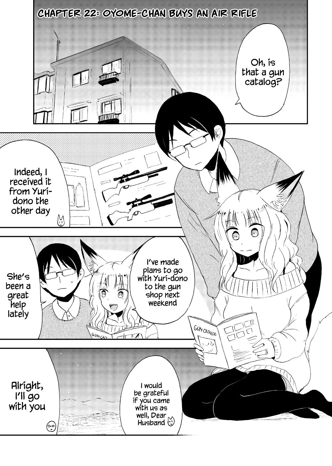 Kitsune No Oyome-Chan - Vol.3 Chapter 22: Oyome-Chan Buys An Air Rifle