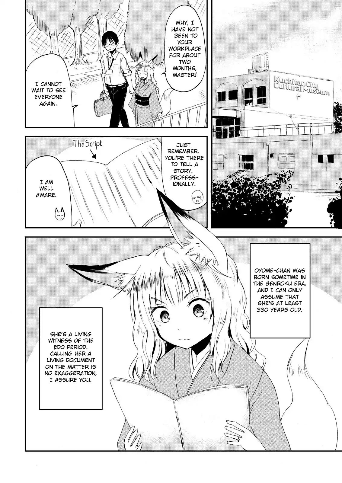 Kitsune No Oyome-Chan - Vol.1 Chapter 3: When I Called My Kitsune Wife To Work