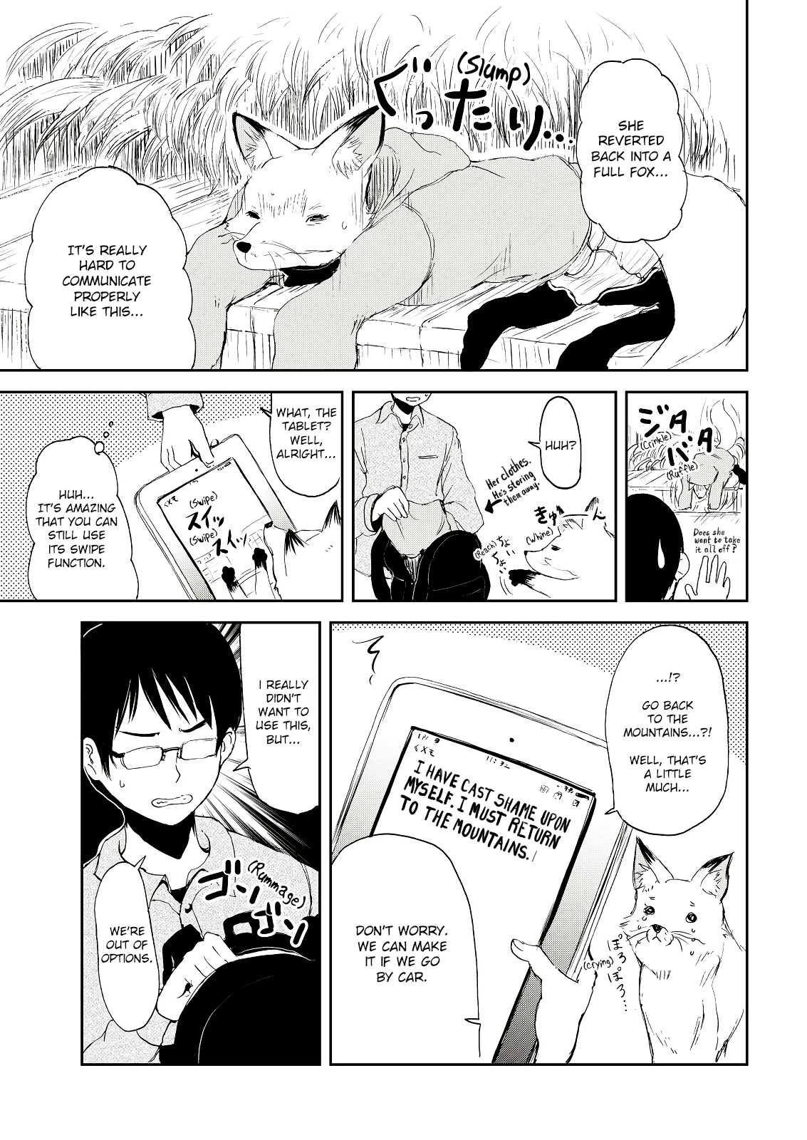 Kitsune No Oyome-Chan - Chapter 2: Chapter 2 - When My Kitsune Wife Was Scared By A Dog