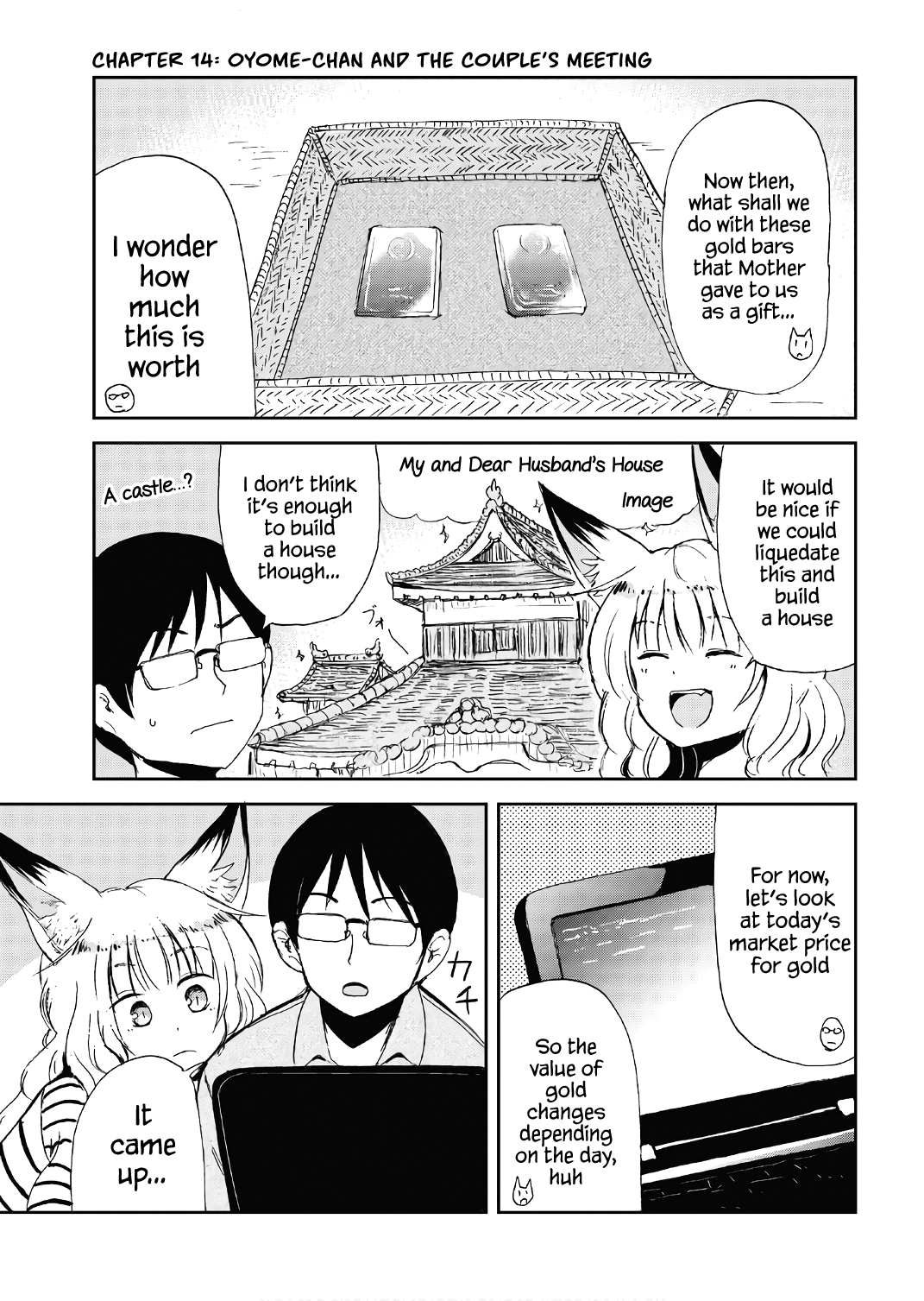 Kitsune No Oyome-Chan - Vol.2 Chapter 14: Oyome-Chan And The Couple's Meeting