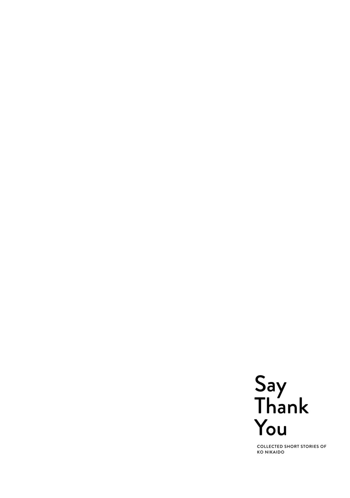 Say Thank You - Chapter 7: Love Swing-By [End]