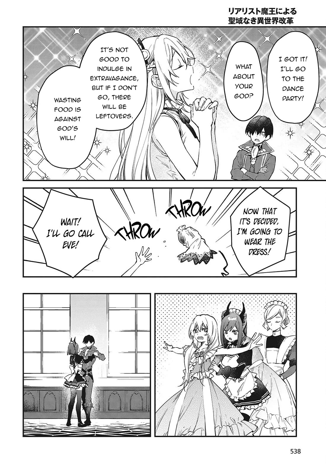 Realist Maou Niyoru Seiiki Naki Isekai Kaikaku - Chapter 56