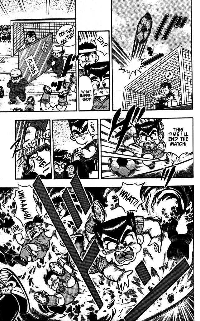 Kunio-Kun - Vol.1 Chapter 9 : A Fierce Fight!  The Soccer Match Dispute!