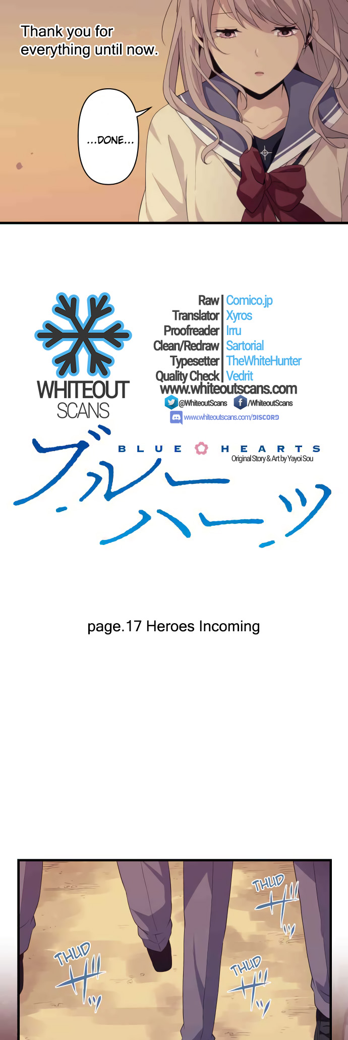 Blue Hearts - Chapter 17: Heroes Incoming