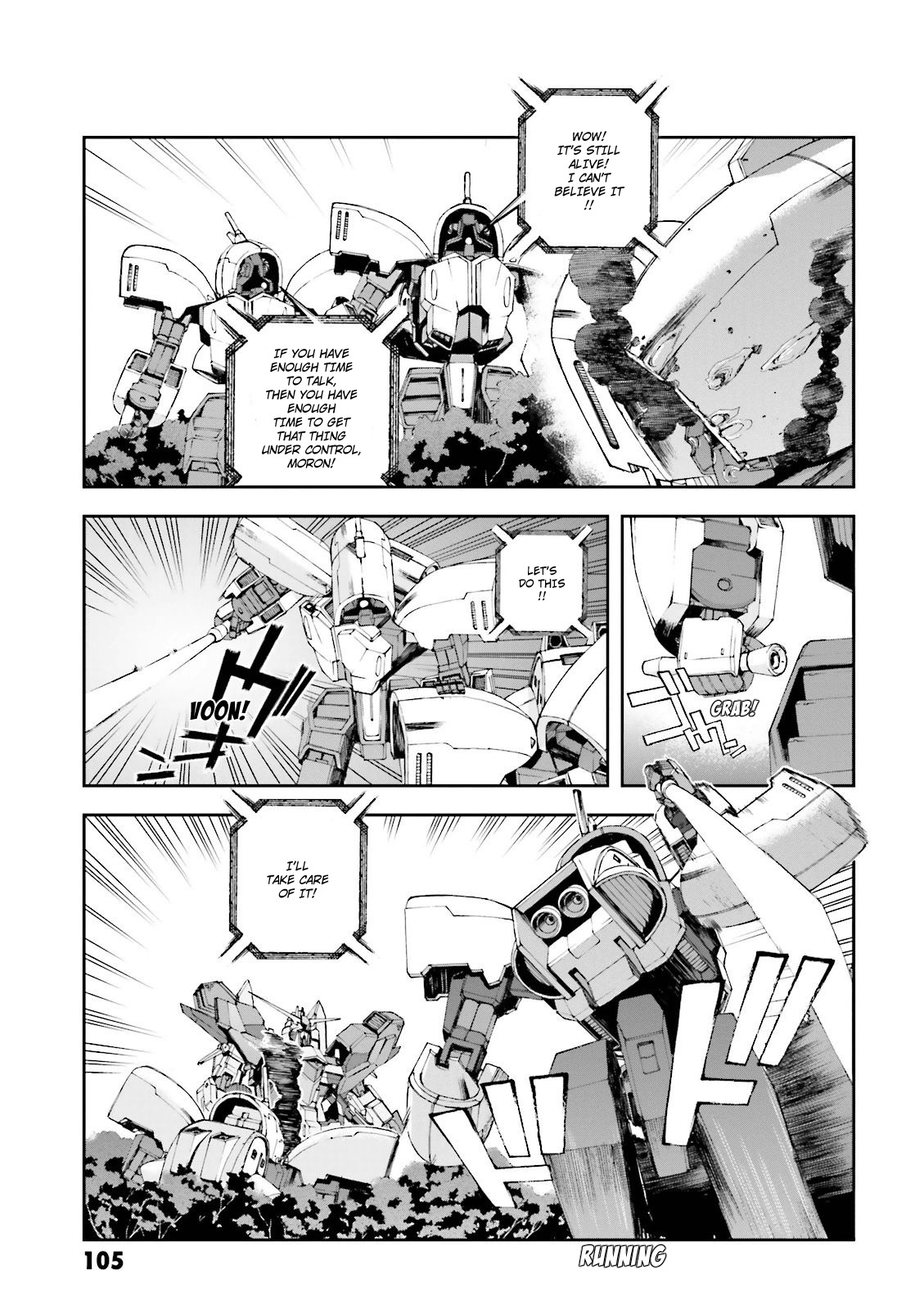 Kidou Senshi Gundam U.c. 0094 - Across The Sky - Vol.4 Chapter 15: Something That Soars, Something That Crawls.