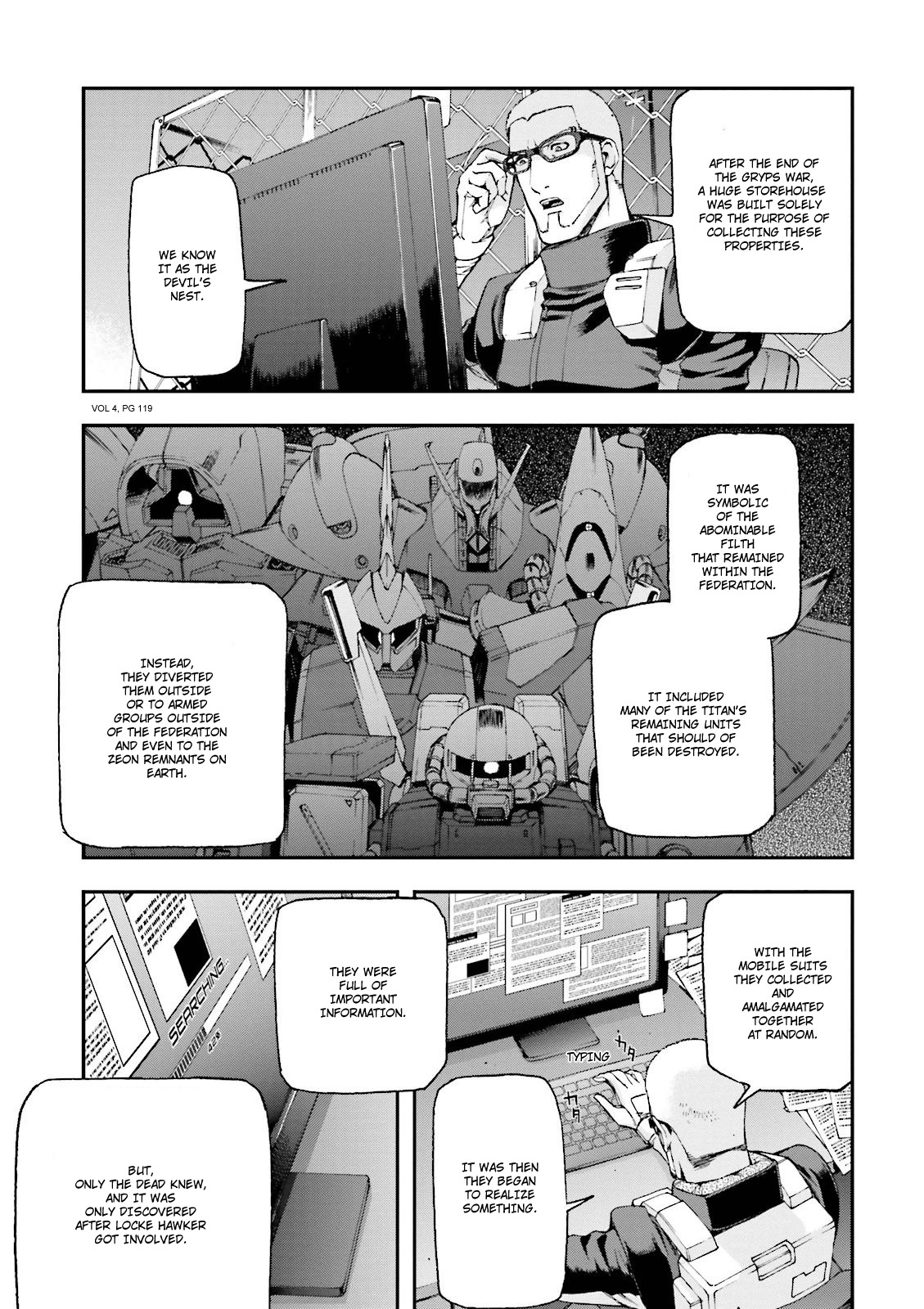 Kidou Senshi Gundam U.c. 0094 - Across The Sky - Vol.4 Chapter 15: Something That Soars, Something That Crawls.